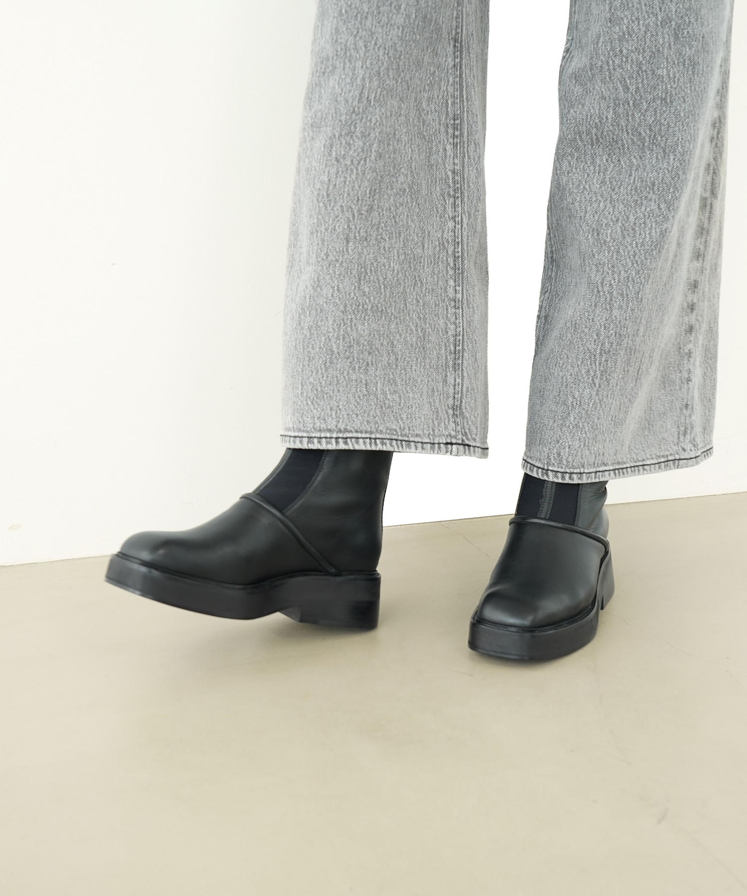 REVE LEATHER BOOTS ALM
