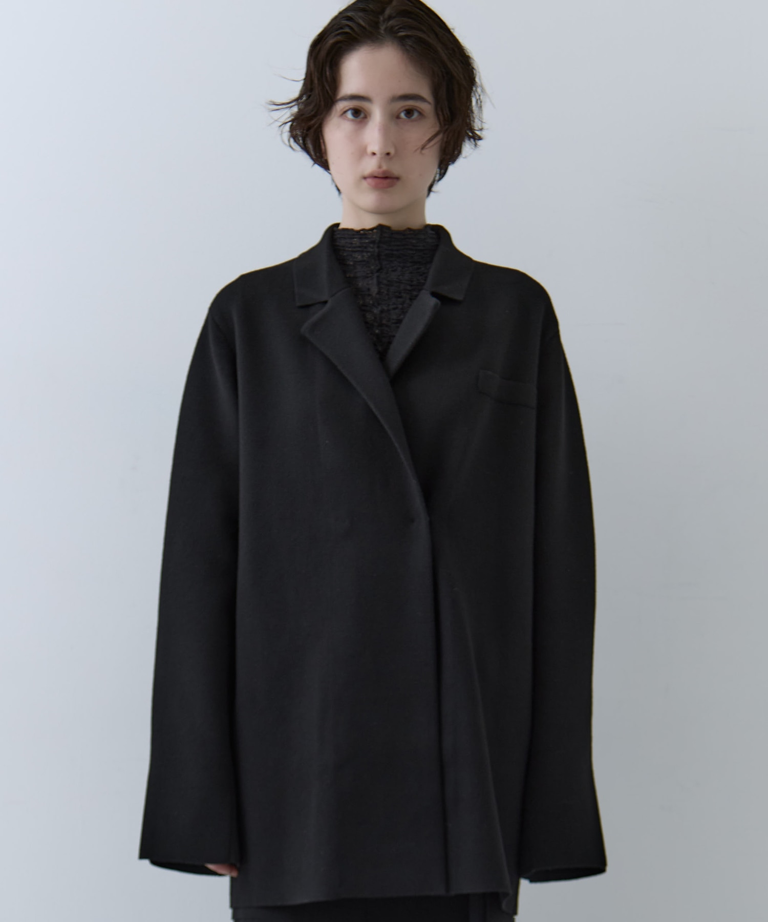 UND JACKET WINDING SKIRT KNIT SET DRESS AMERI