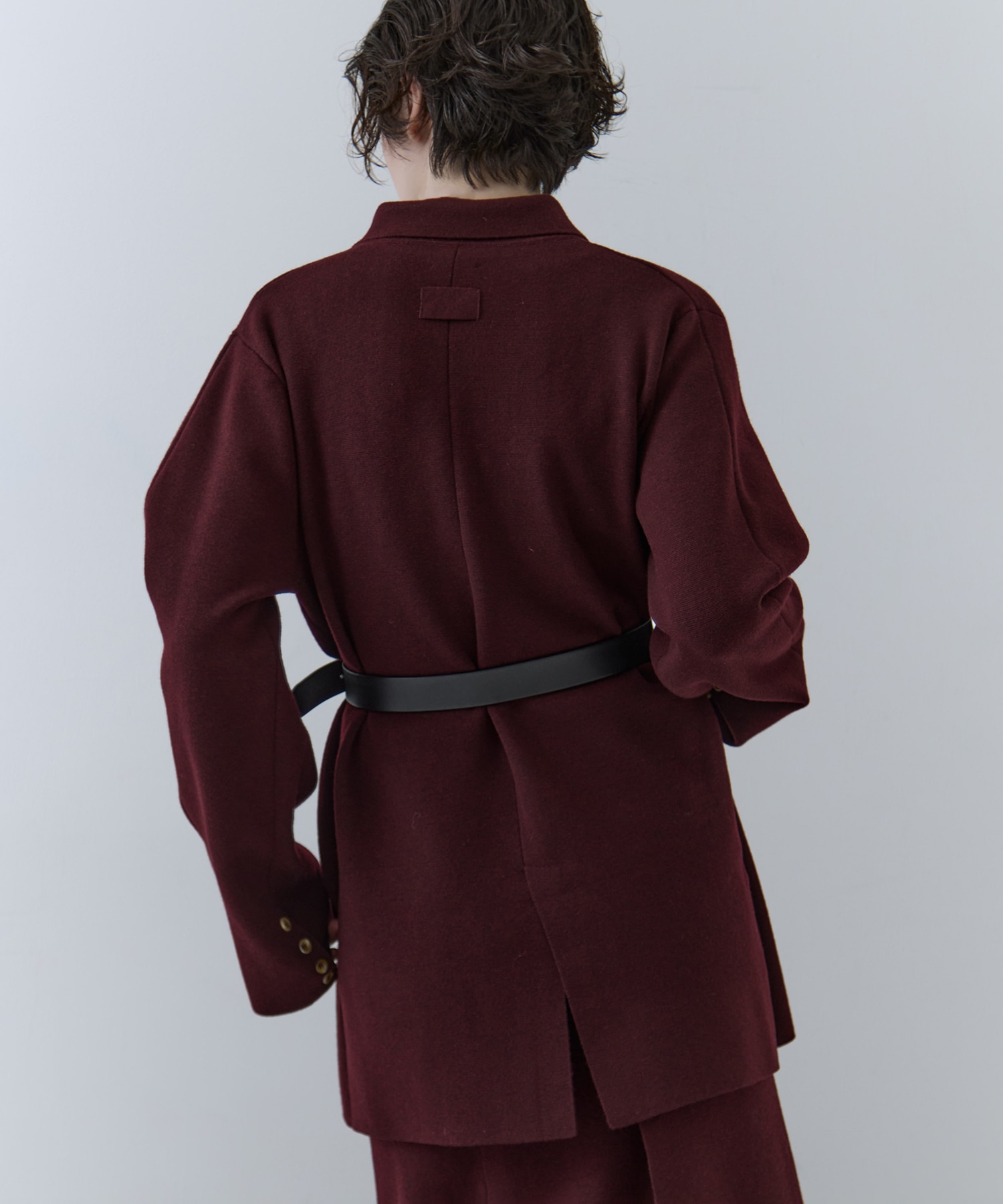 UND JACKET WINDING SKIRT KNIT SET DRESS AMERI