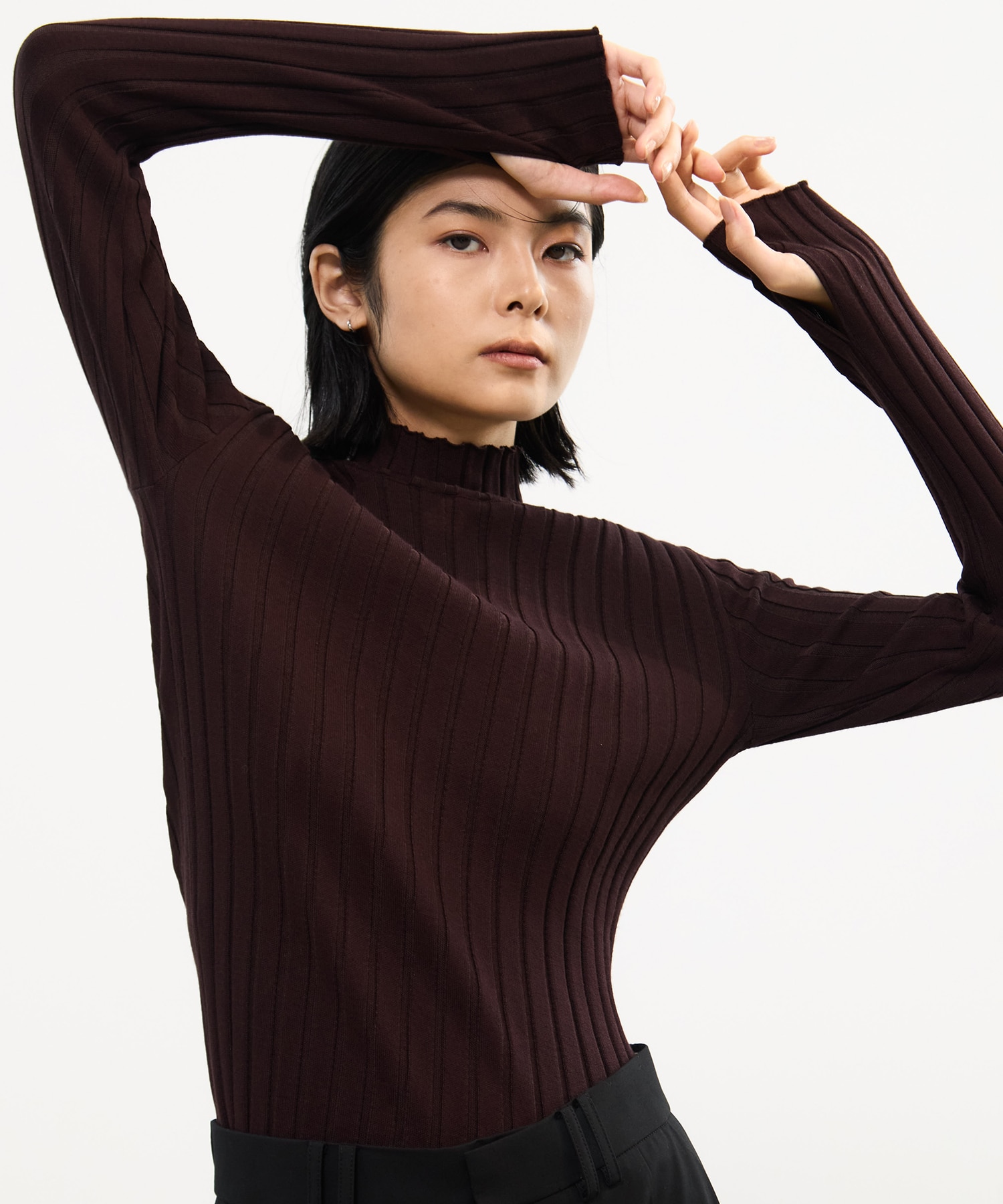 Silk Viscorse Wide Rib KT STUDIOUS