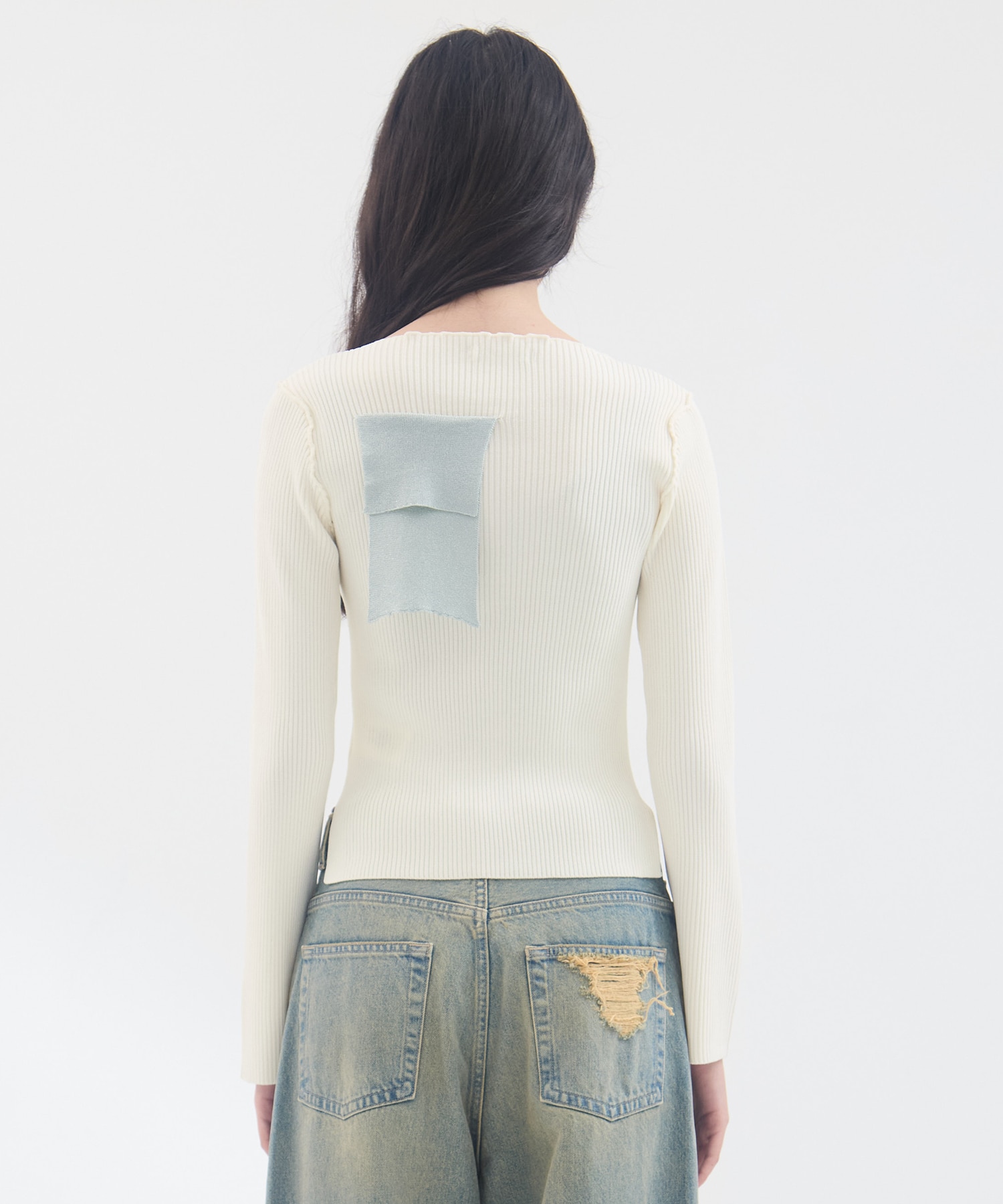 別注CREW NECK RIB KNIT kotohayokozawa