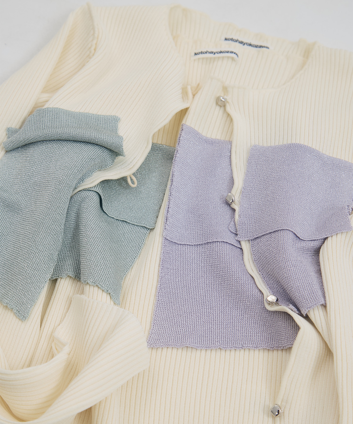 別注 RIB KNIT CARDIGAN kotohayokozawa