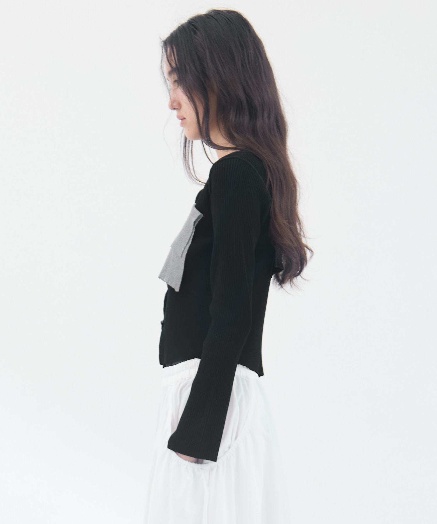 別注 RIB KNIT CARDIGAN kotohayokozawa