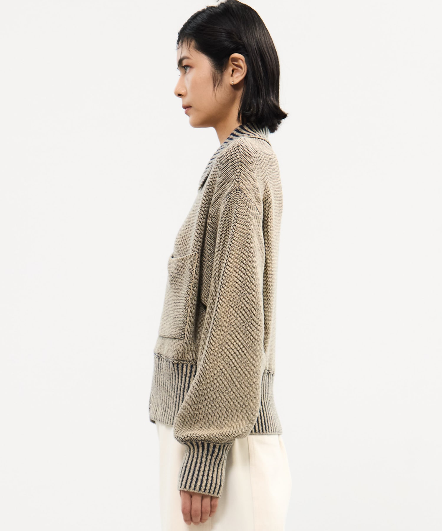 別注 ZIP CROPPED TOPS WRAPINKNOT