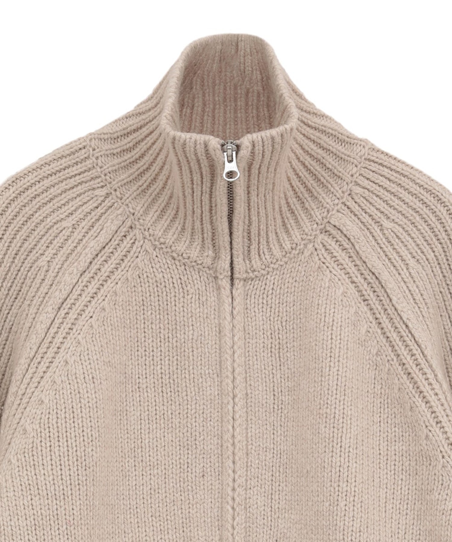 POCKET ZIP KNIT TOPS CLANE