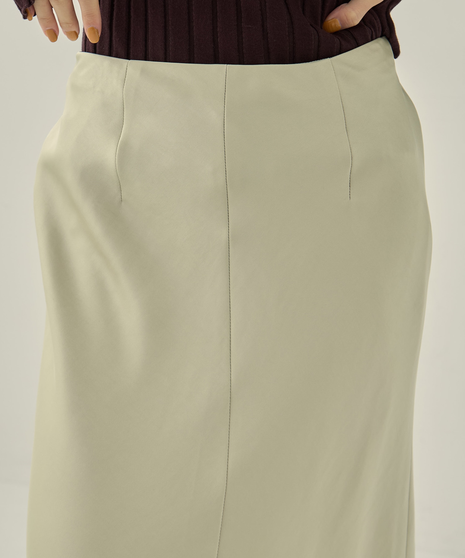 LAYERED SATIN MERMAID SKIRT STUDIOUS