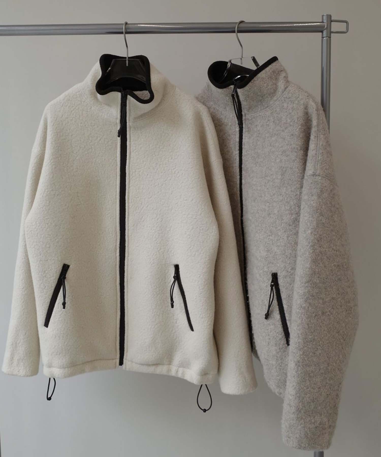 Wool Boa Zip Jacket TODAYFUL