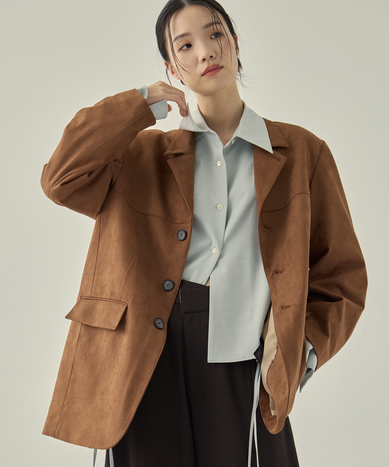 Soft Suede Over Jacket STUDIOUS