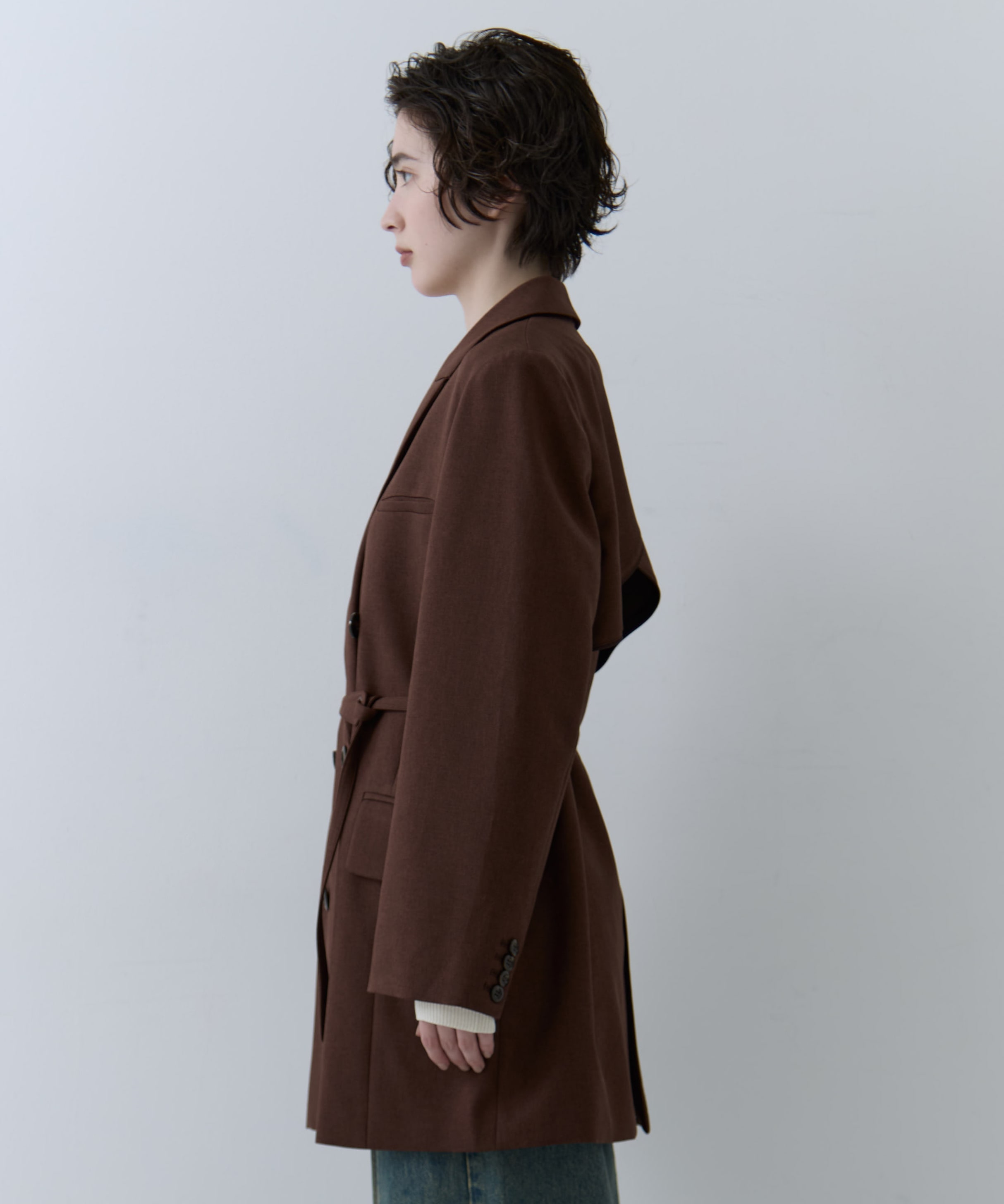 UND YOKE DESIGN JACKET AMERI