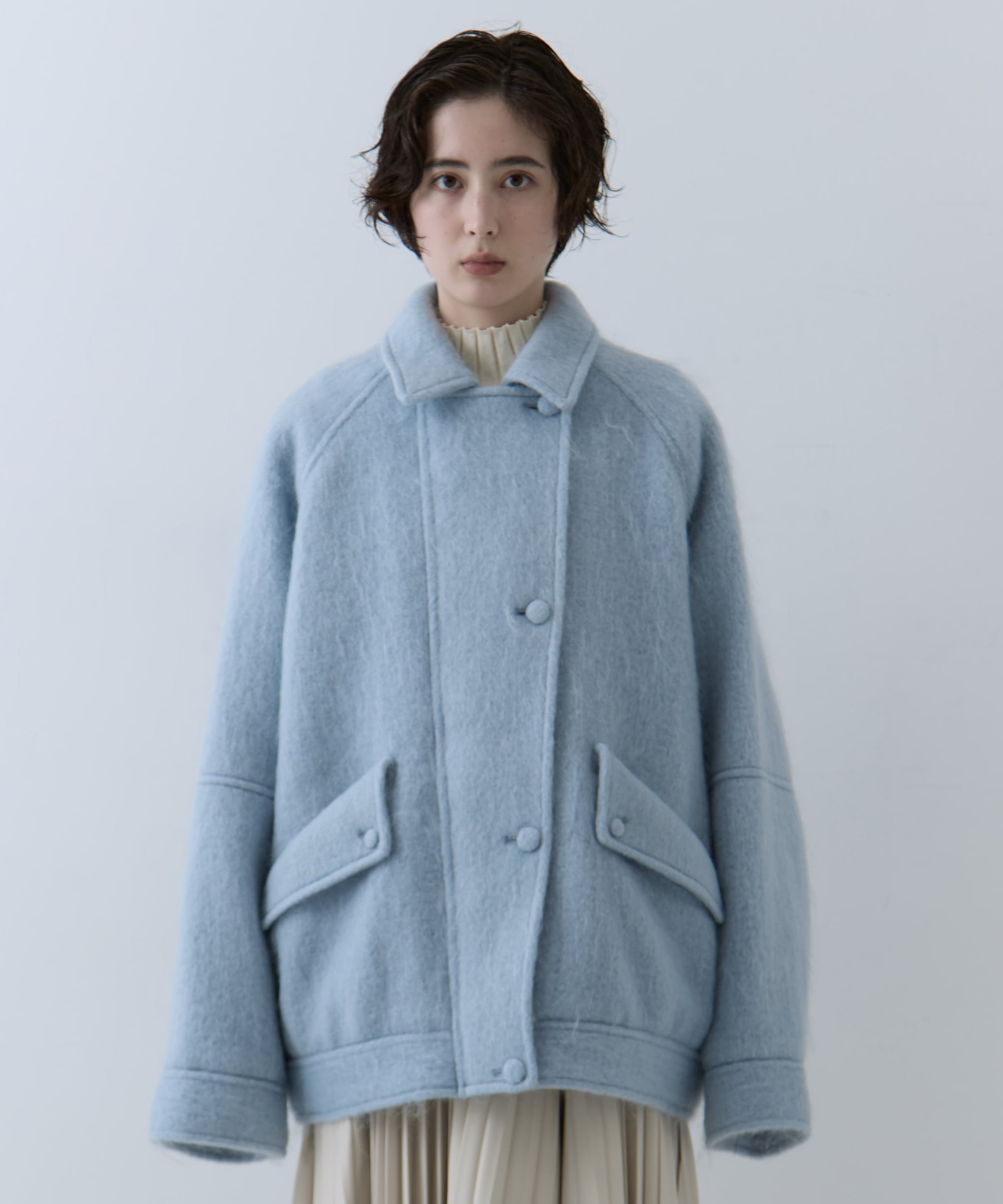 UND MOHAIR SHAGGY FLIGHT JACKET AMERI