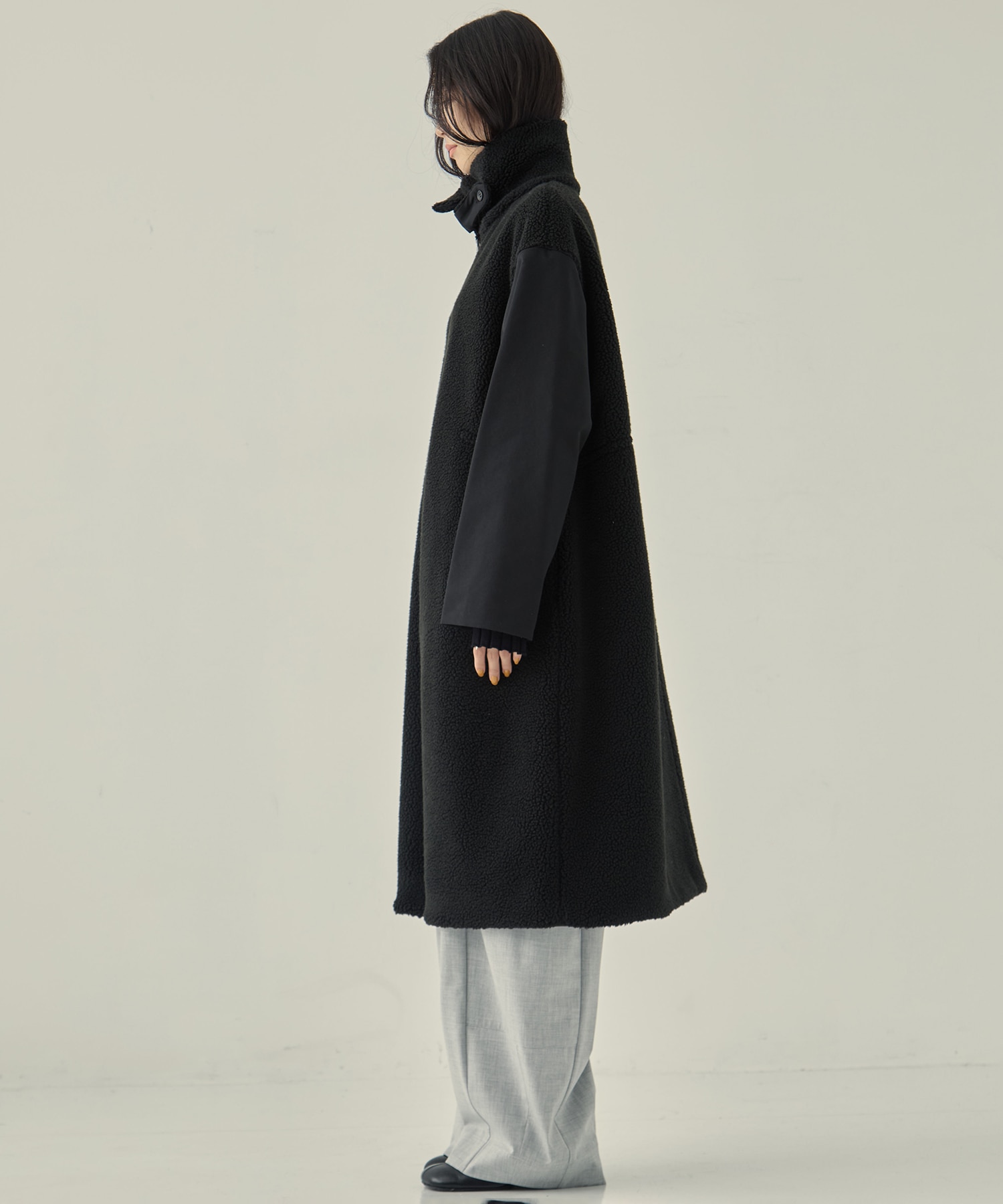 リサイクルシェルタフタ×ボア(ロング) VACHEMENT