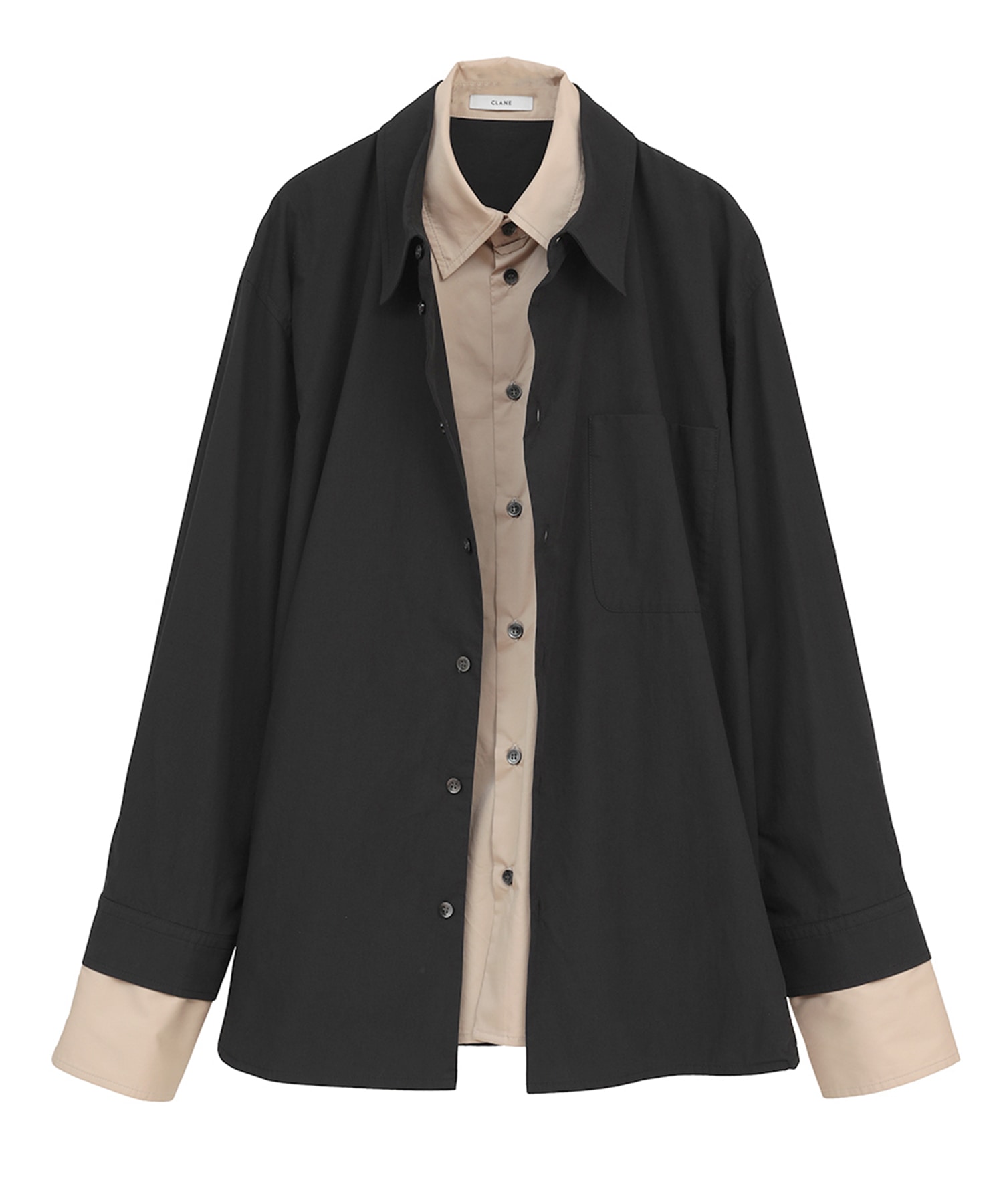 TWO TONE LAYERED SHIRTS CLANE