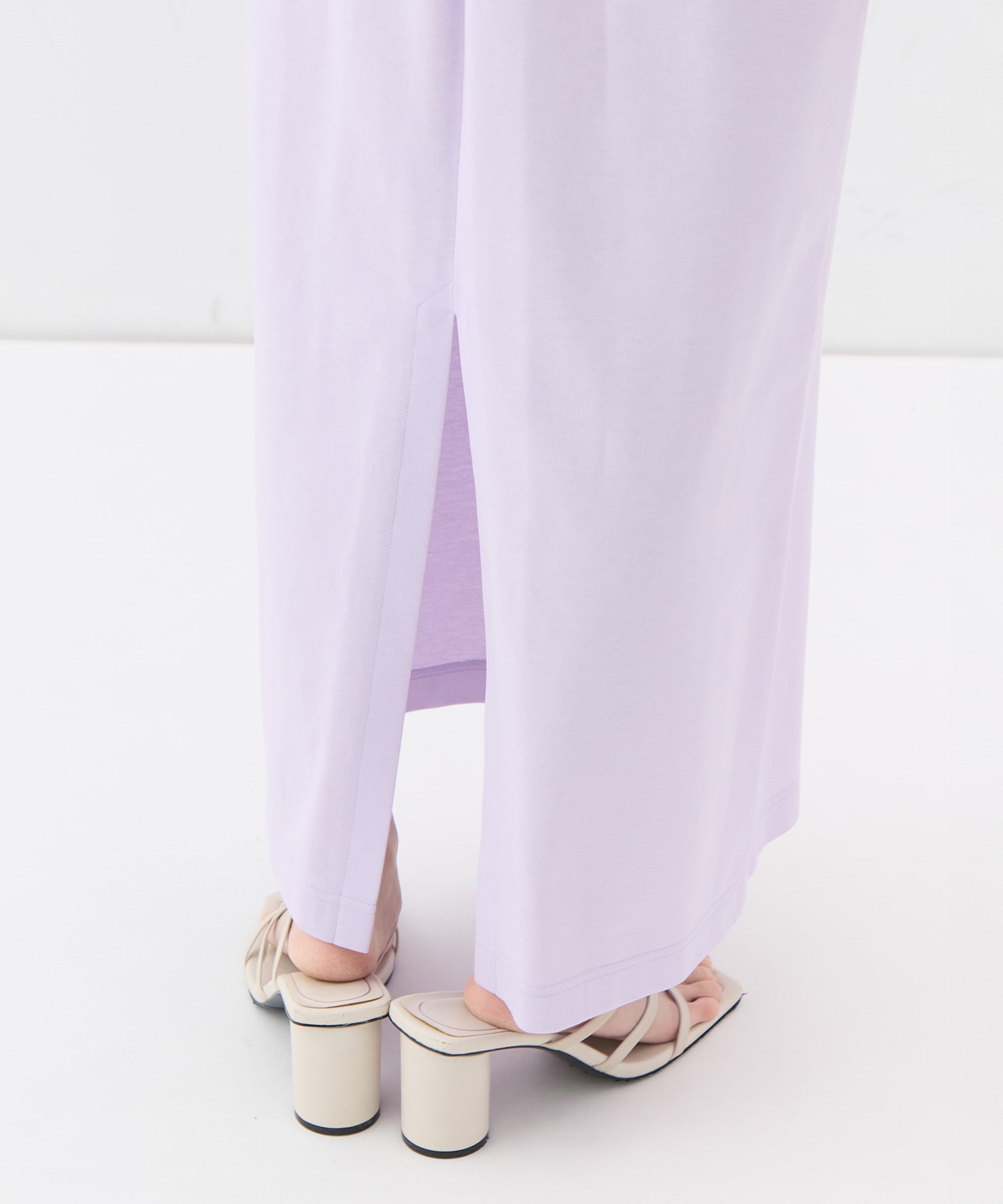 Cotton Jersey Halter Neck Dress Mame Kurogouchi