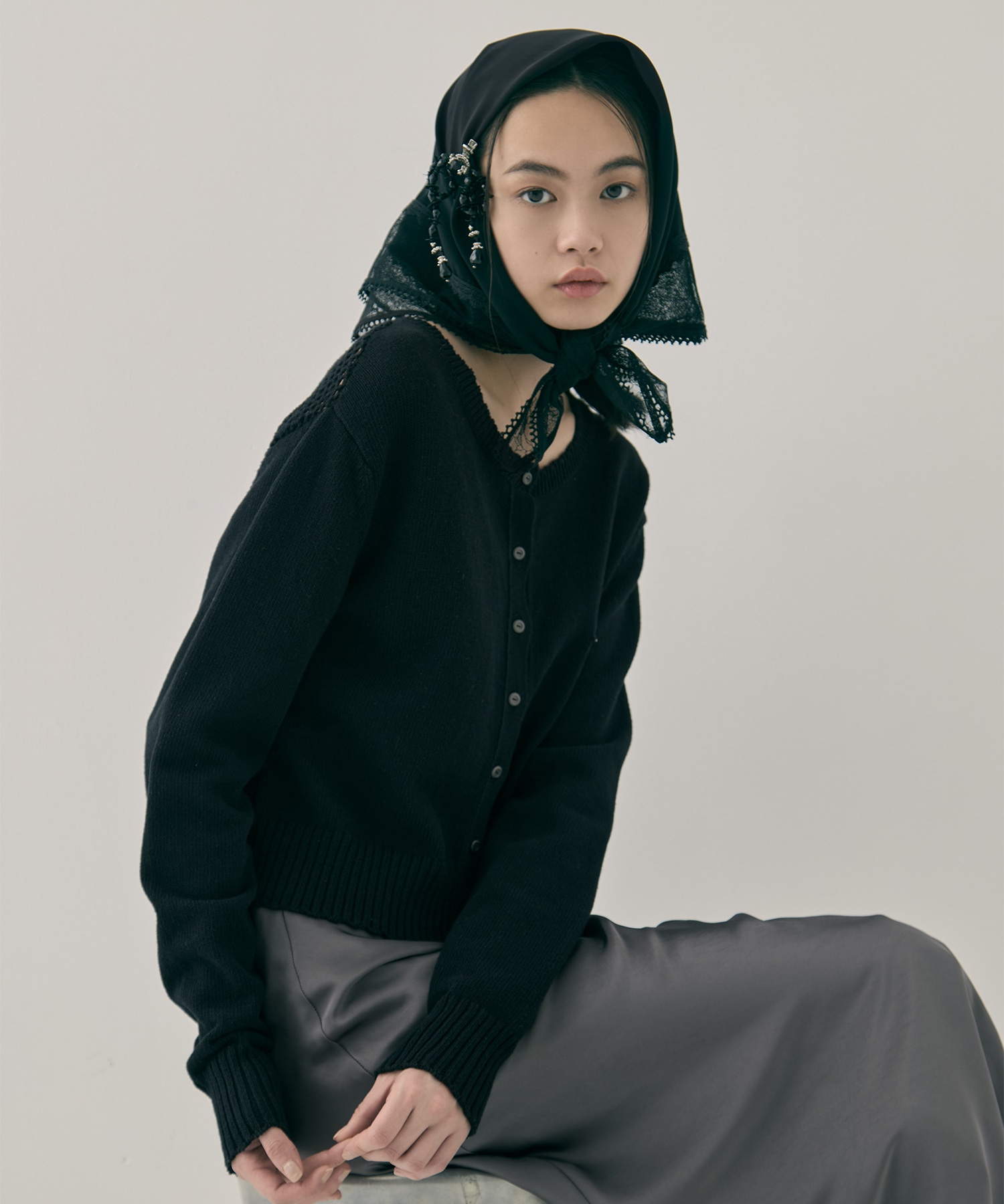 Cupid in HEAVEN crochet knit cardigan tanakadaisuke