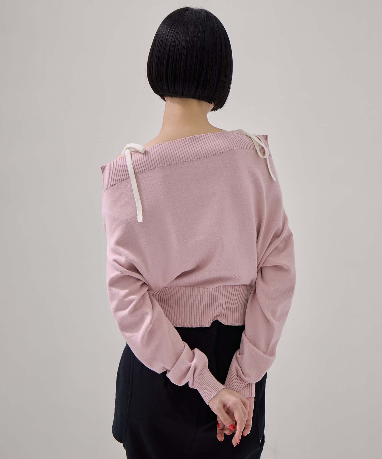 別注2WAY BORELO KNIT TOPS TAN