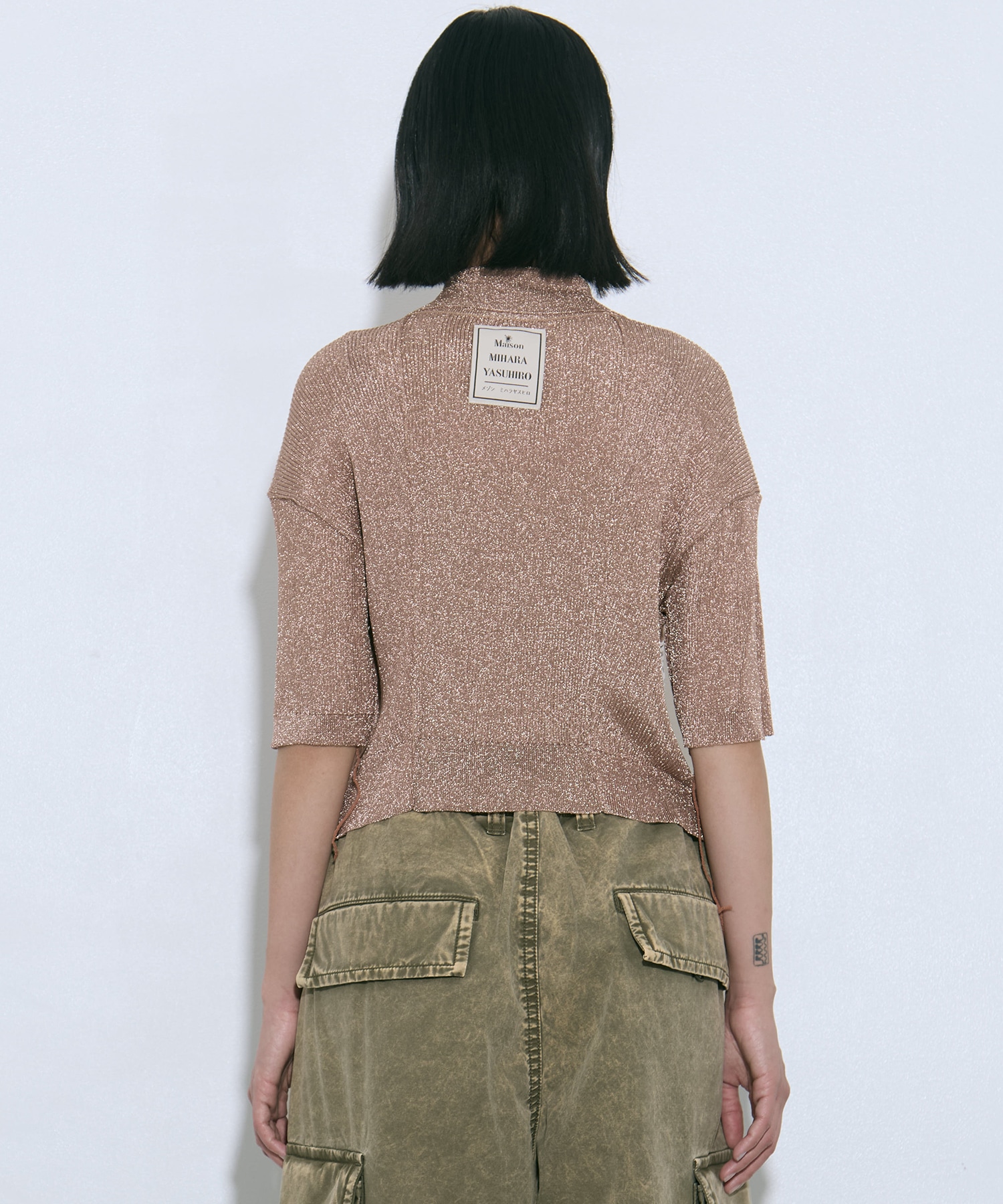 GLITTER KNIT INSIDE OUT CD Maison MIHARA YASUHIRO