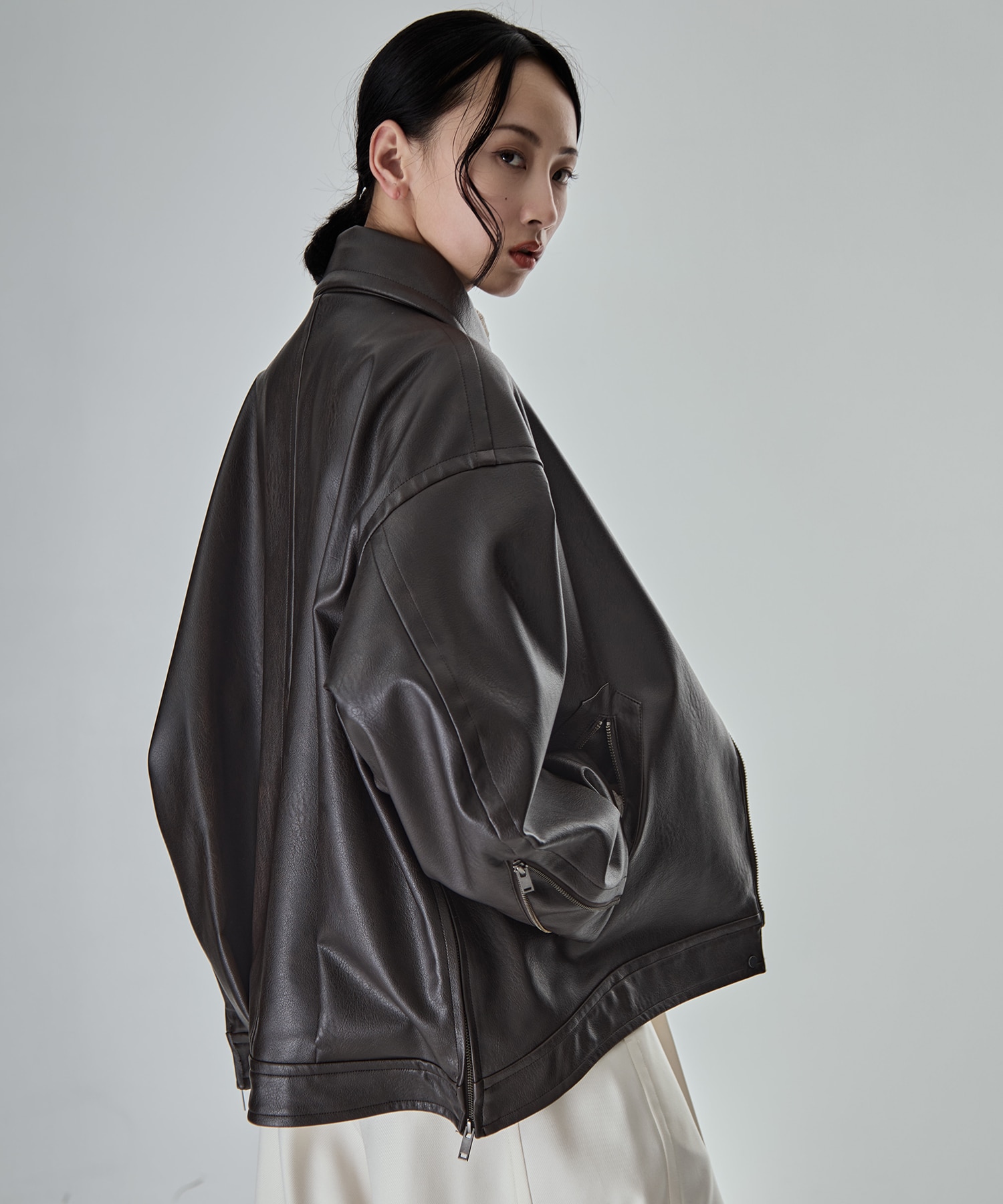 Vintage Leather Blouson STUDIOUS