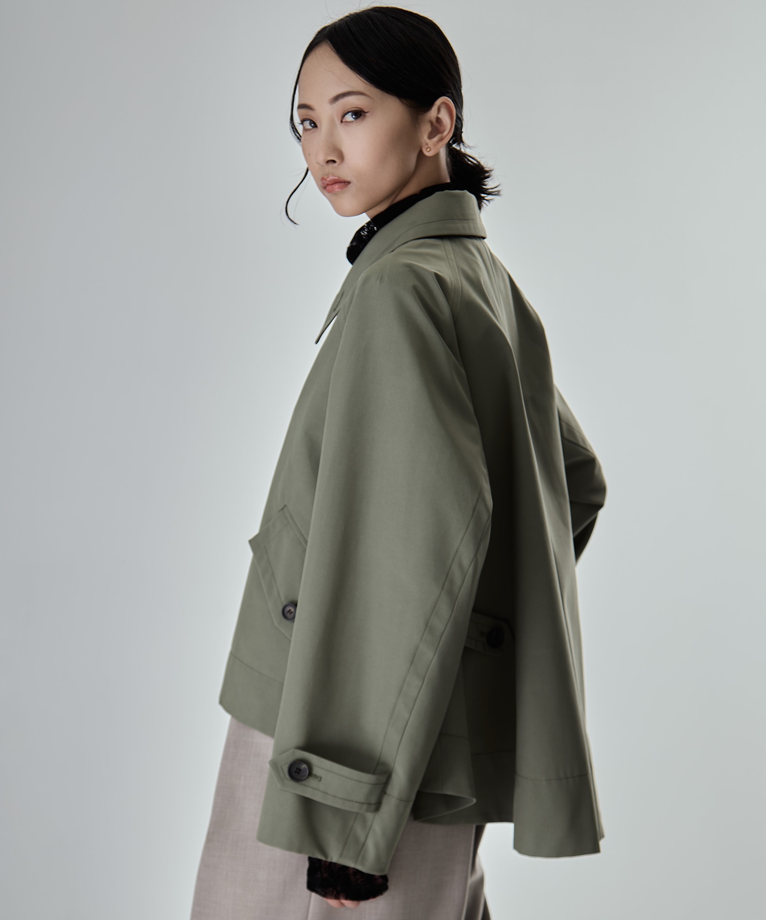 Short Balmacaan Blouson STUDIOUS