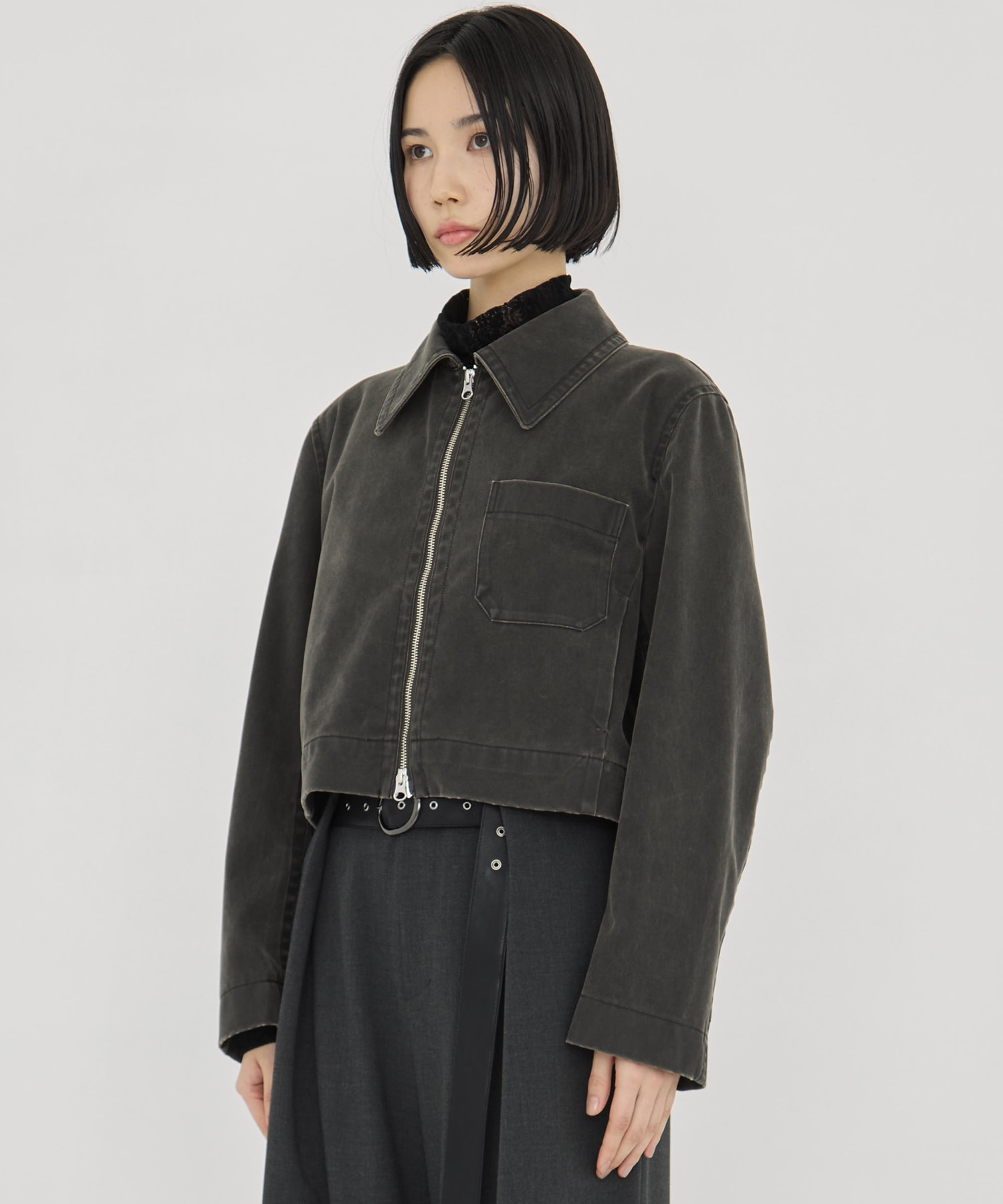 Suede Short Jacket STUDIOUS