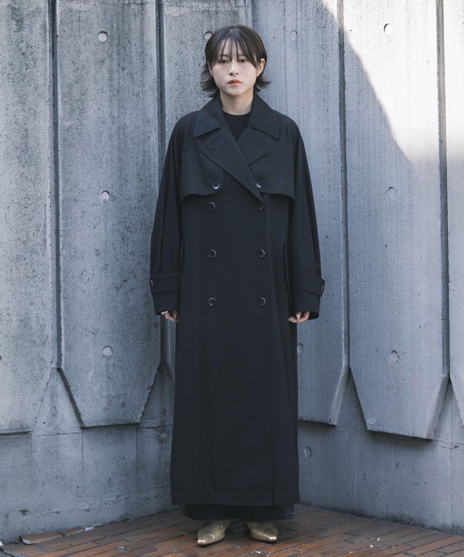 別注Cording Embroidery Detailed Trench Coat Mame Kurogouchi
