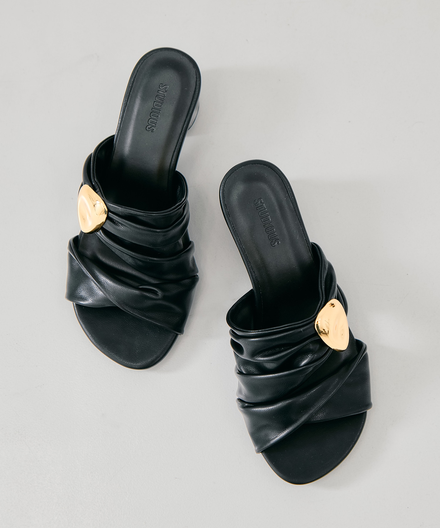 Twisted Vegan Leather Sandals STUDIOUS