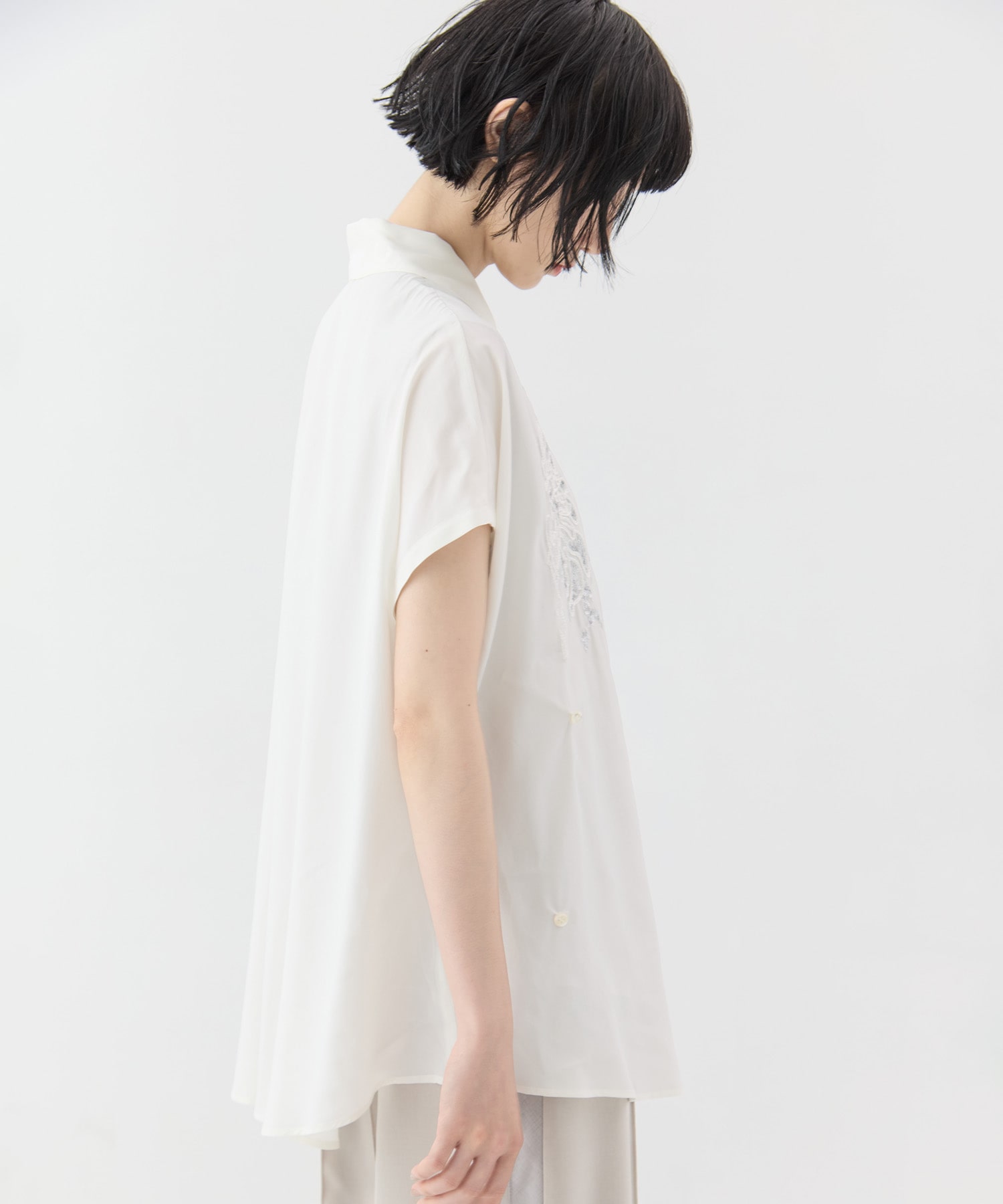 Veil embroidered shirt MURRAL