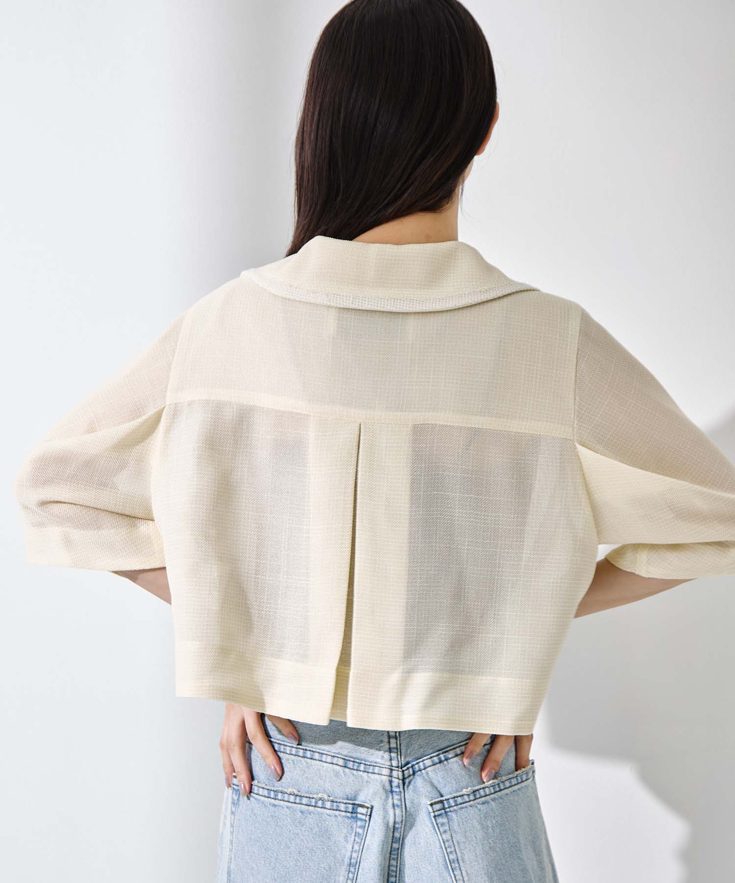 Washable Mesh Blouson 