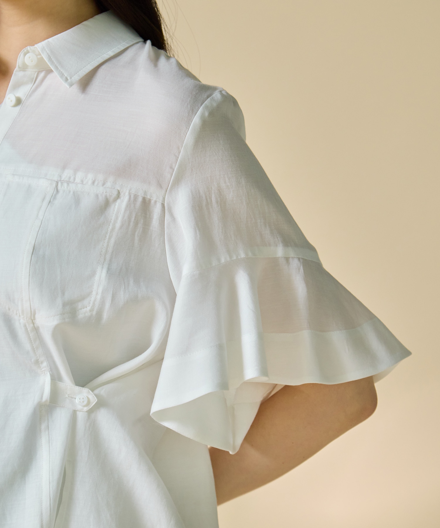 Hem Flare 2way Blouse STUDIOUS