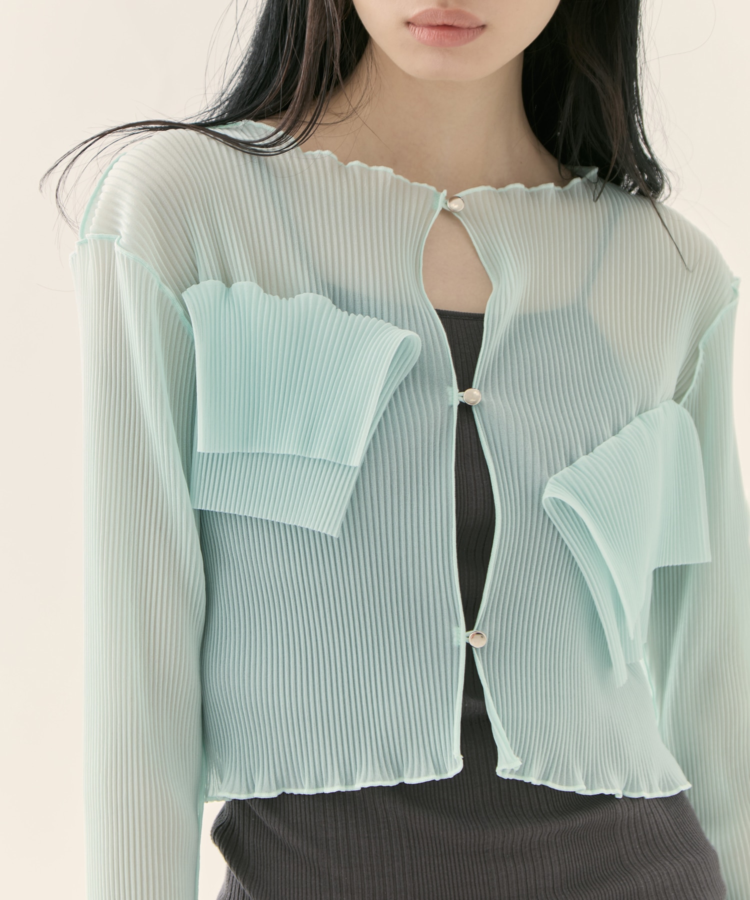 別注 SHEER CARDIGAN kotohayokozawa