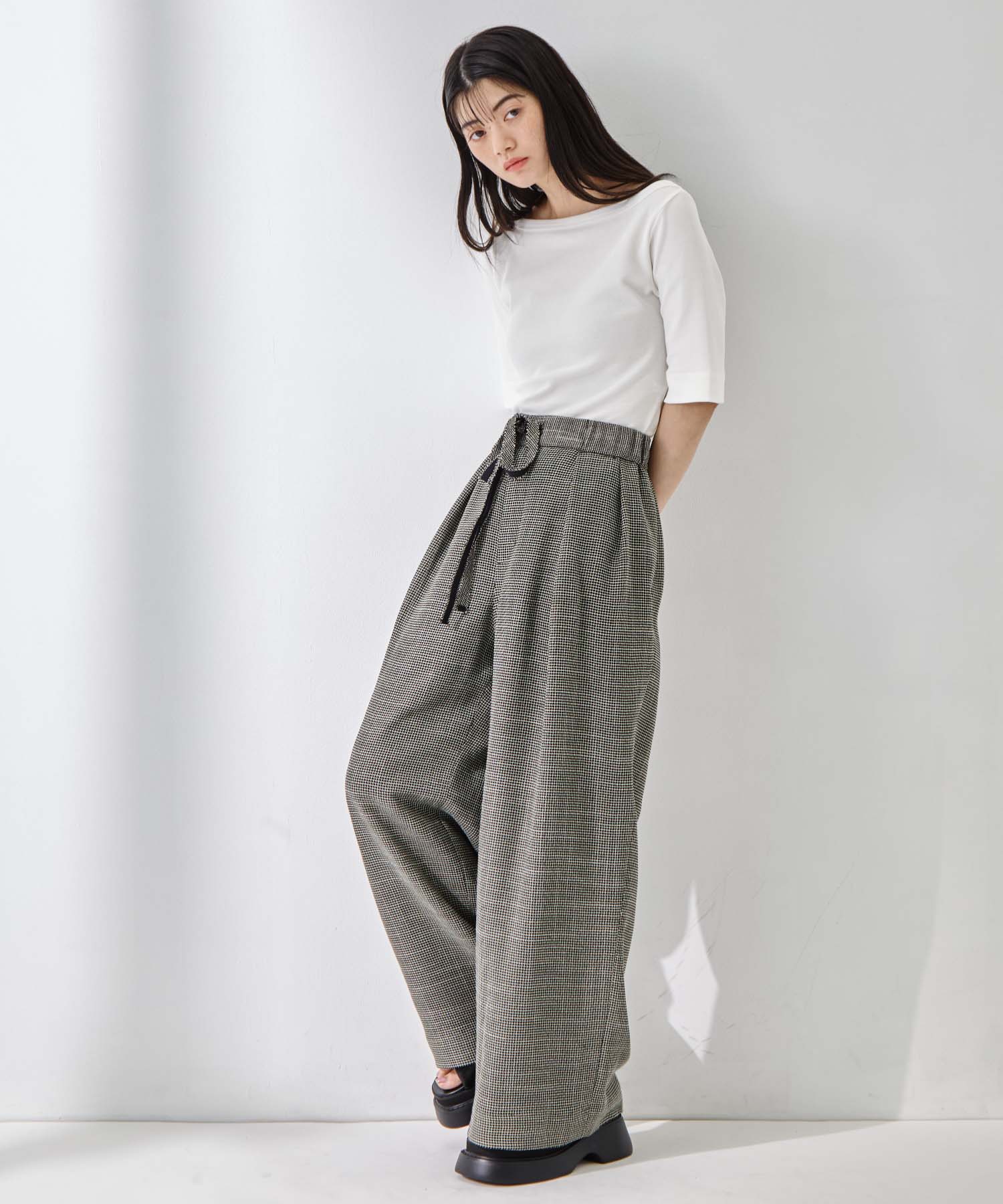 Washable Mesh Relax Trousers STUDIOUS
