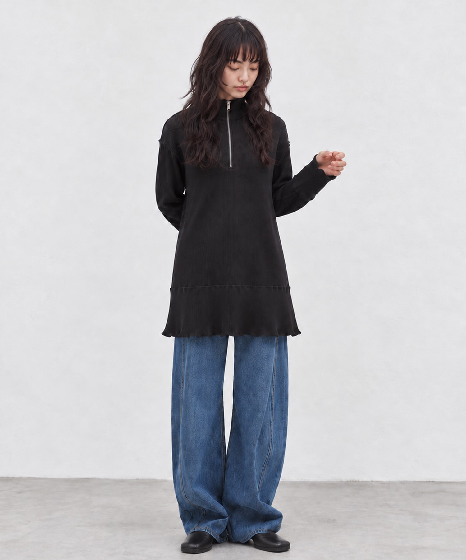別注 CRISP ZIP MINI ONE PIECE kotohayokozawa