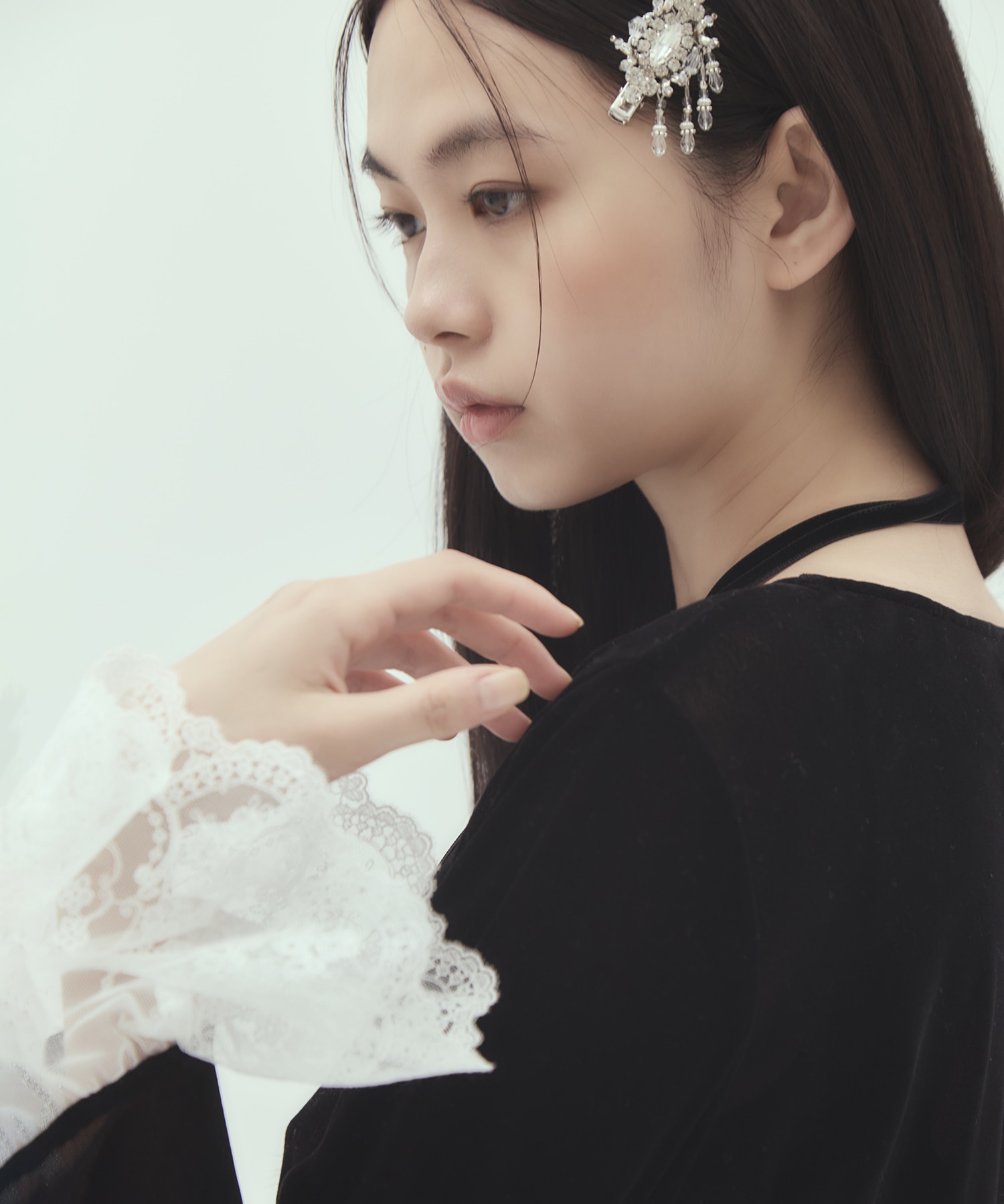 別注 flocky tulle pullover tanakadaisuke