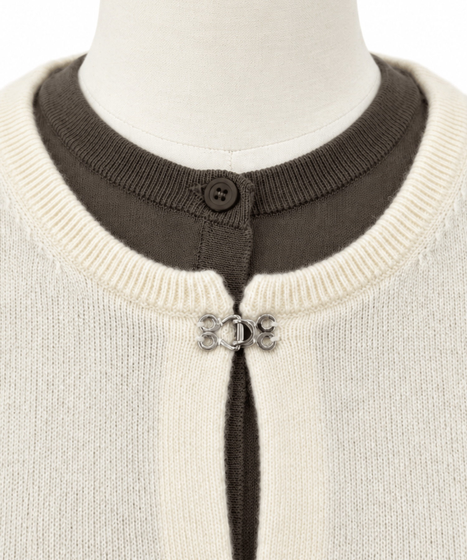 Double Layer Knit Cardigan STUDIOUS