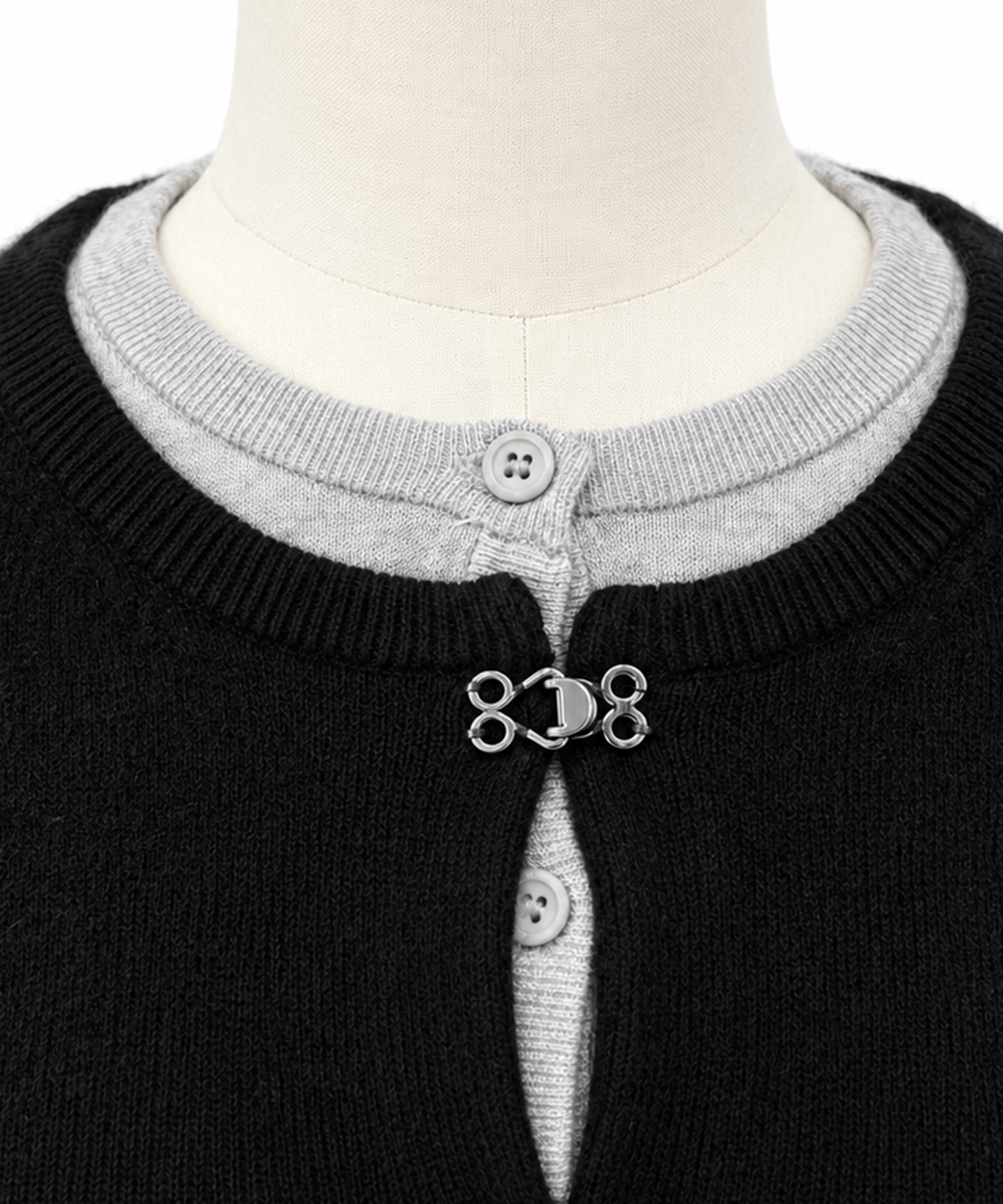 Double Layer Knit Cardigan STUDIOUS