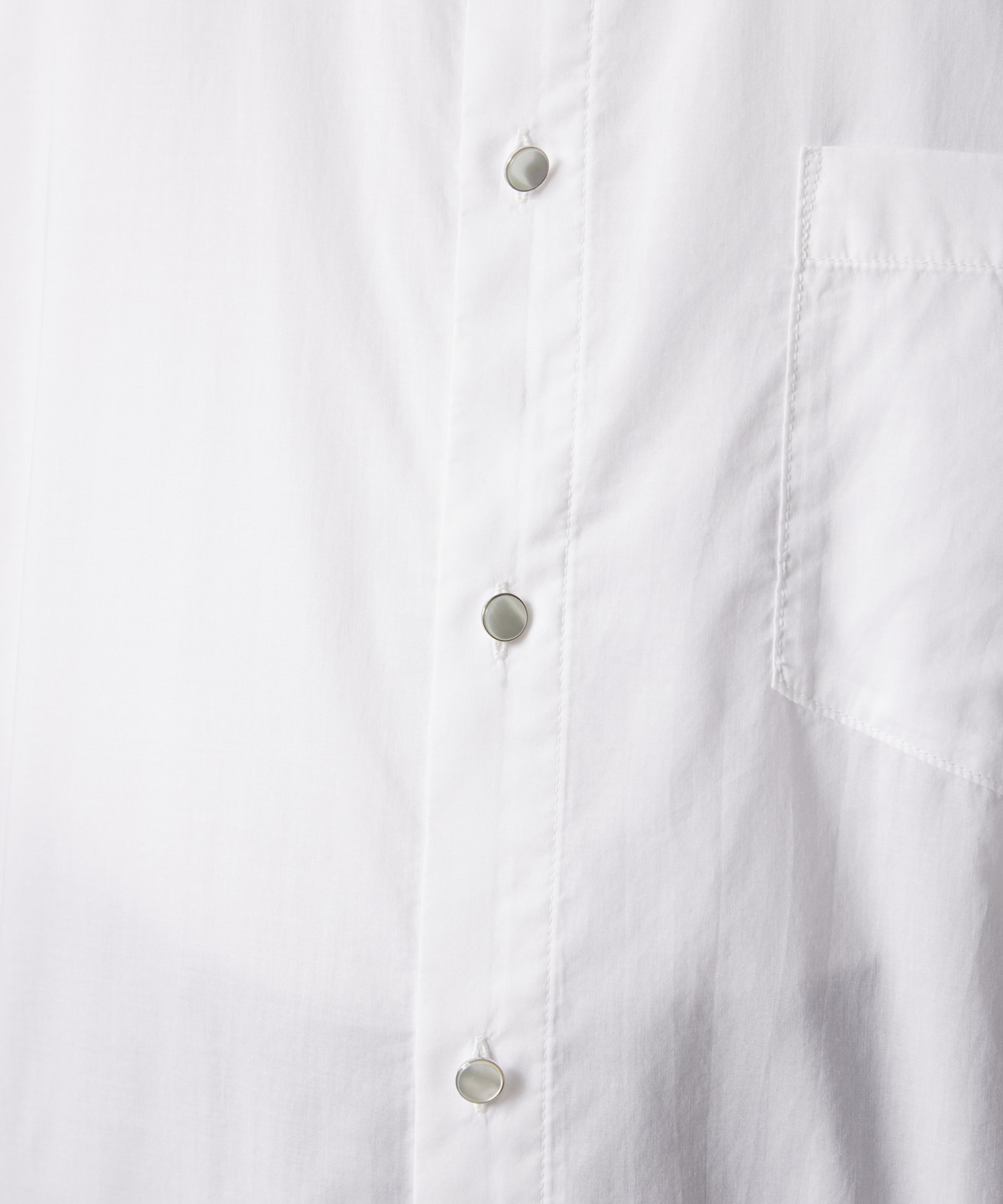 Washed Over Cotton&Silk Shirt Fujimoto