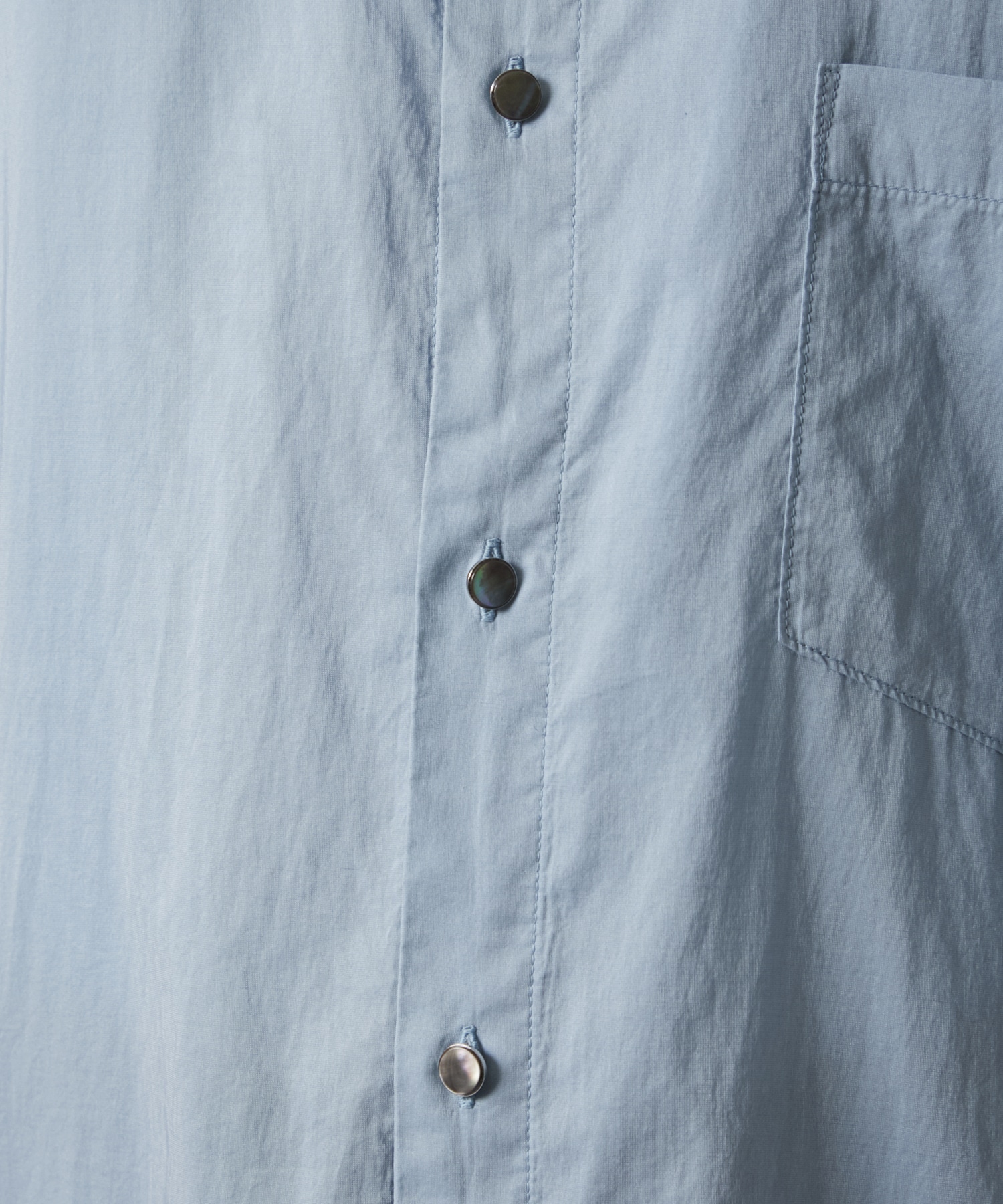 Washed Over Cotton&Silk Shirt Fujimoto