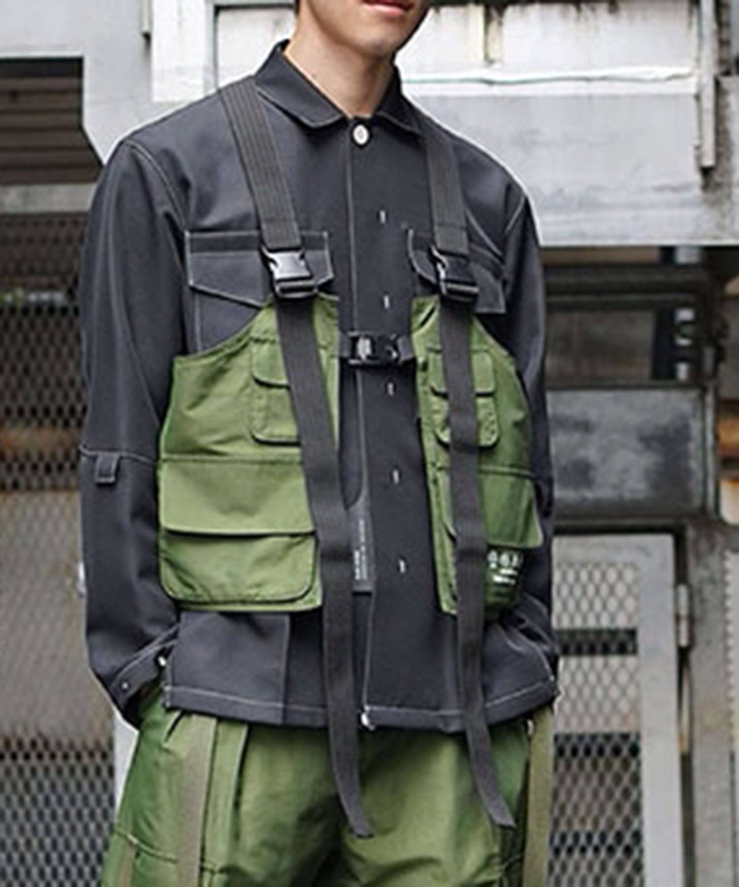 SHAREEF BODY BAG VEST - トップス