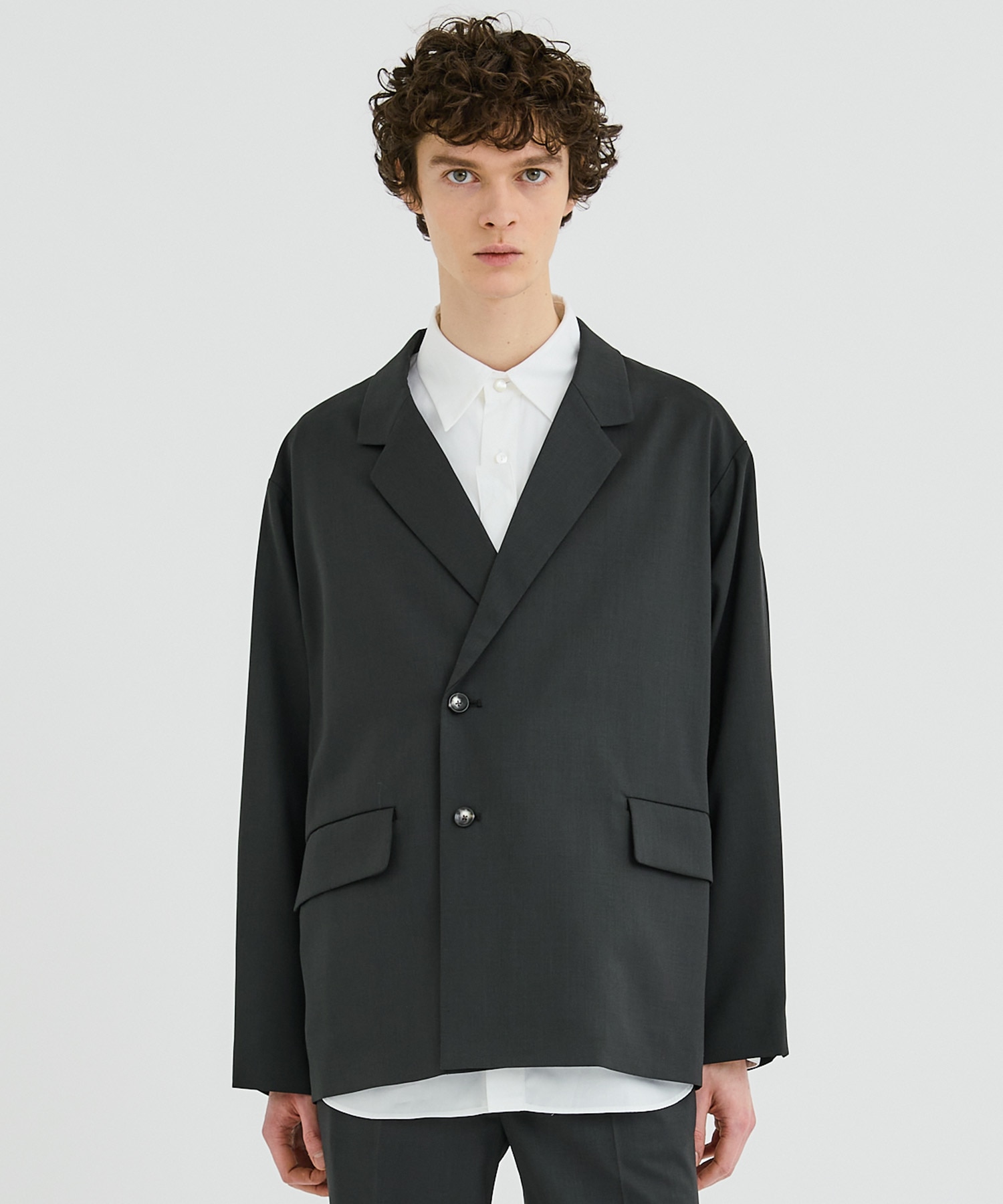 MENS NON-NO】T/W TAILORED JACKET(1 BLACK): LiNoH: MENS｜ STUDIOUS