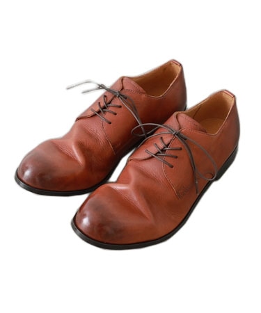 DERBY PLAIN TOE SHOES(40 CAMEL): PADRONE: MENS｜ STUDIOUS ONLINE