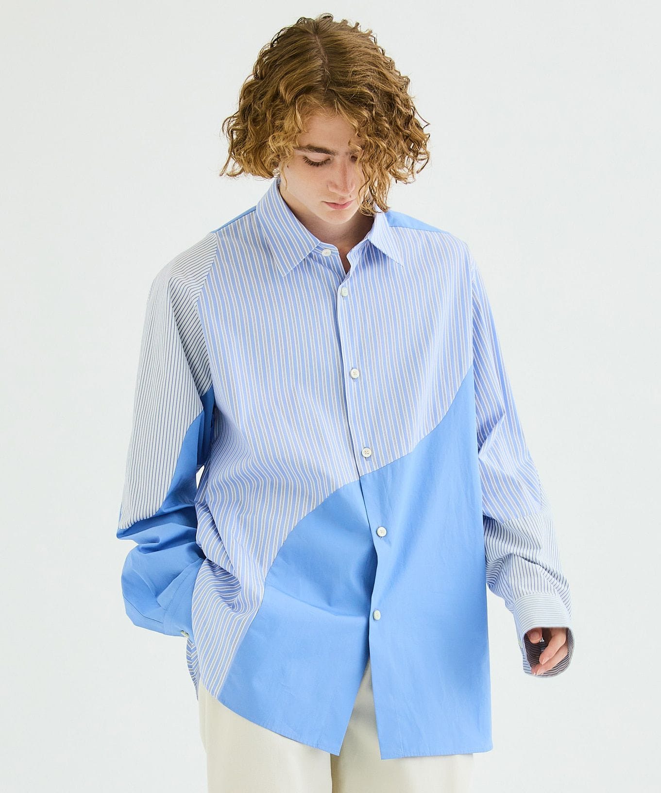 3CC STRIPED SHIRT COLLABORATED WITH PRE_ soe