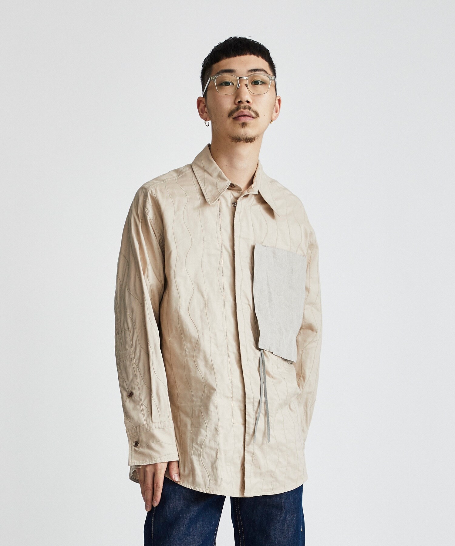 STRATUM QUILTED HOOK FRONT SHIRT