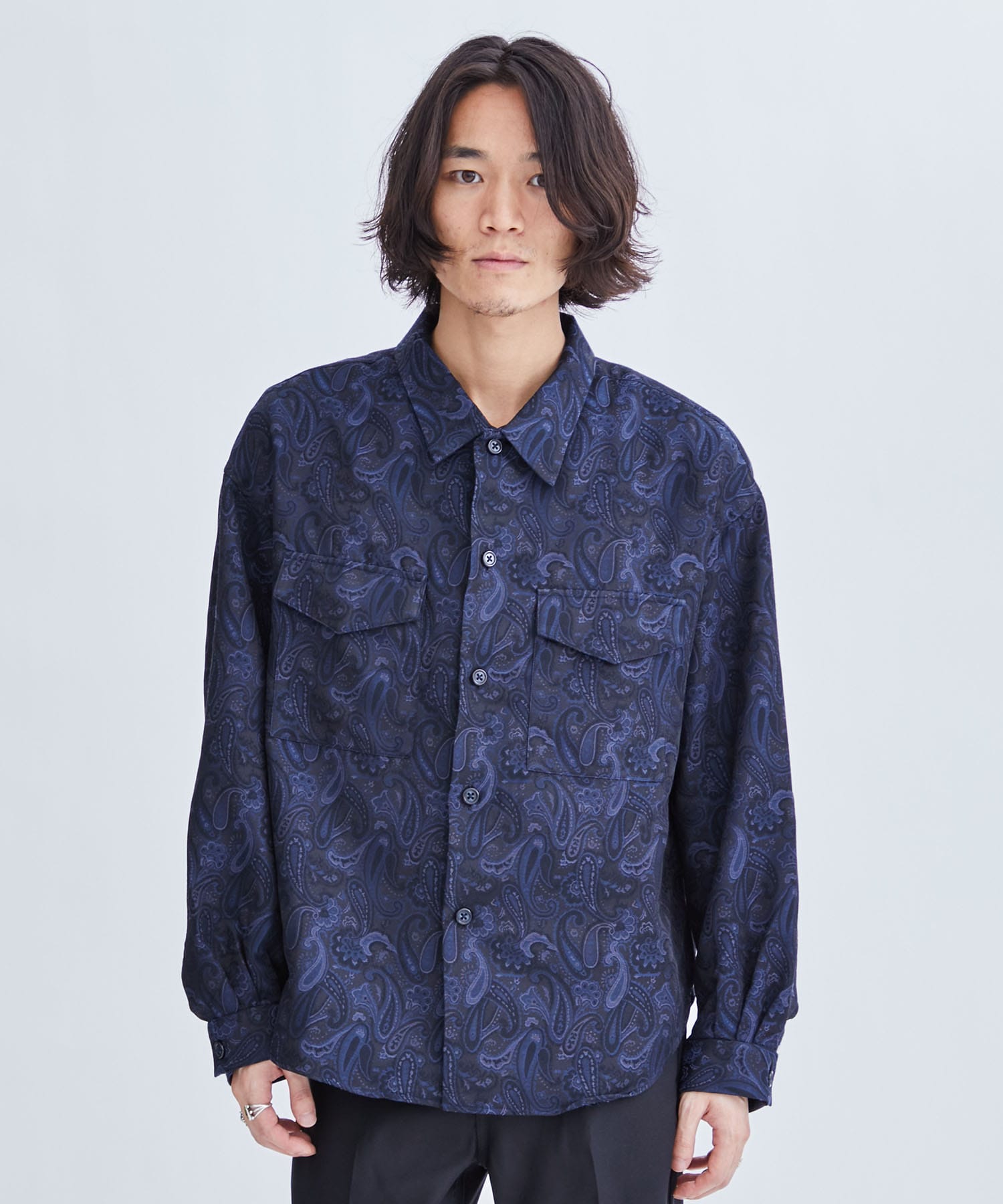 別注>Shirts jacket - Paisely Jacquard | superNova.