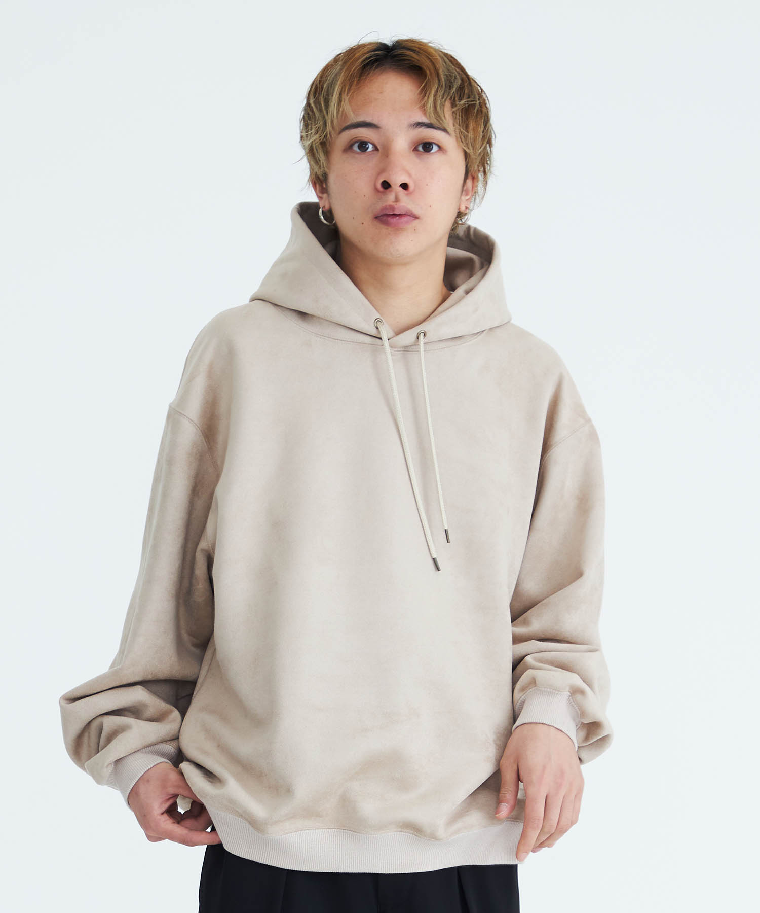 TECH KNIT SUEDE HOODIE｜Iroquois