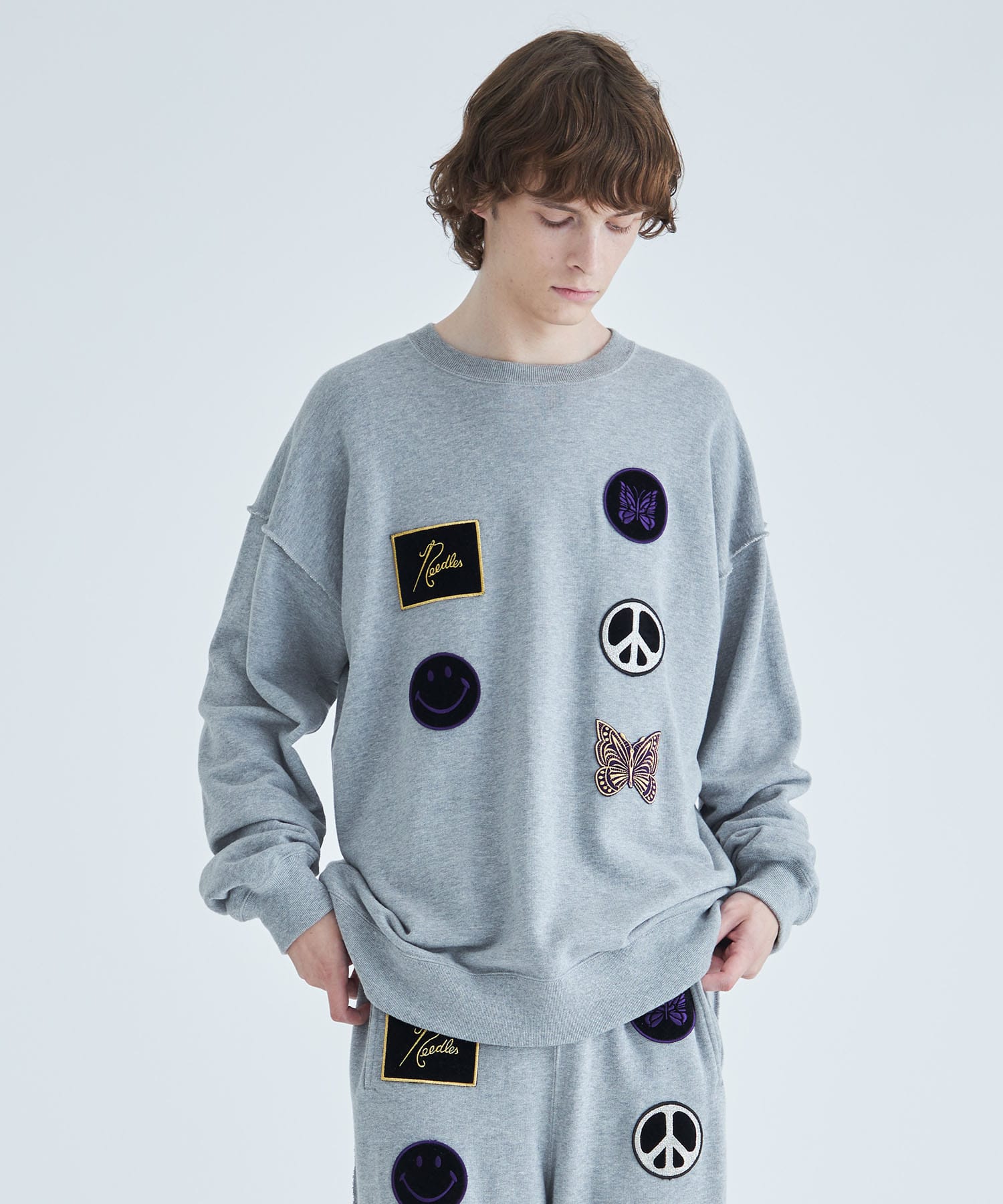 別注>5ICONS PATCH SWEAT PO｜NEEDLES