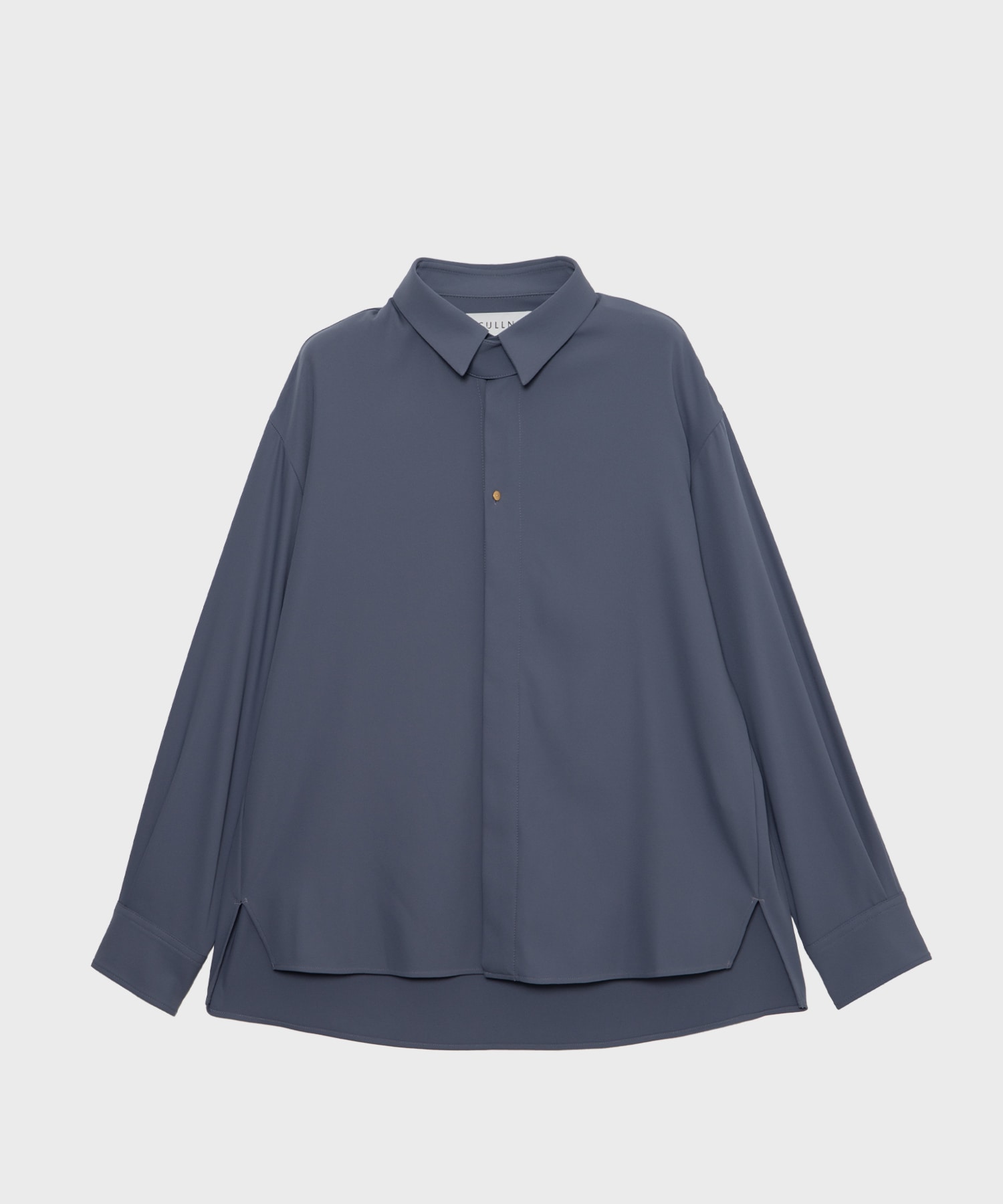 Double Satin Chin Tab Shirt｜CULLNI