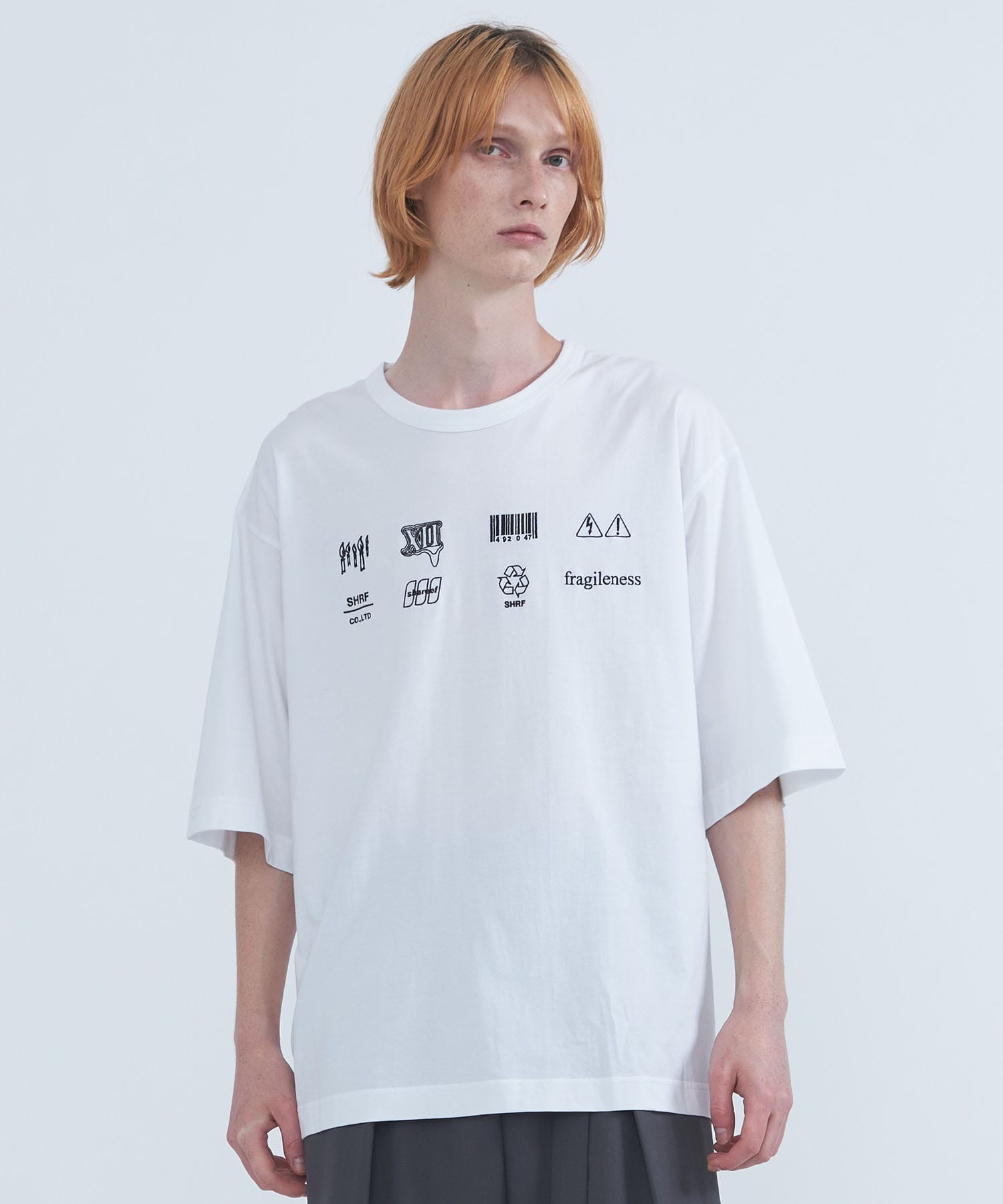 SHAREEF STUDIOUS別注 GEORGETTE TEE - Tシャツ/カットソー(半袖/袖なし)