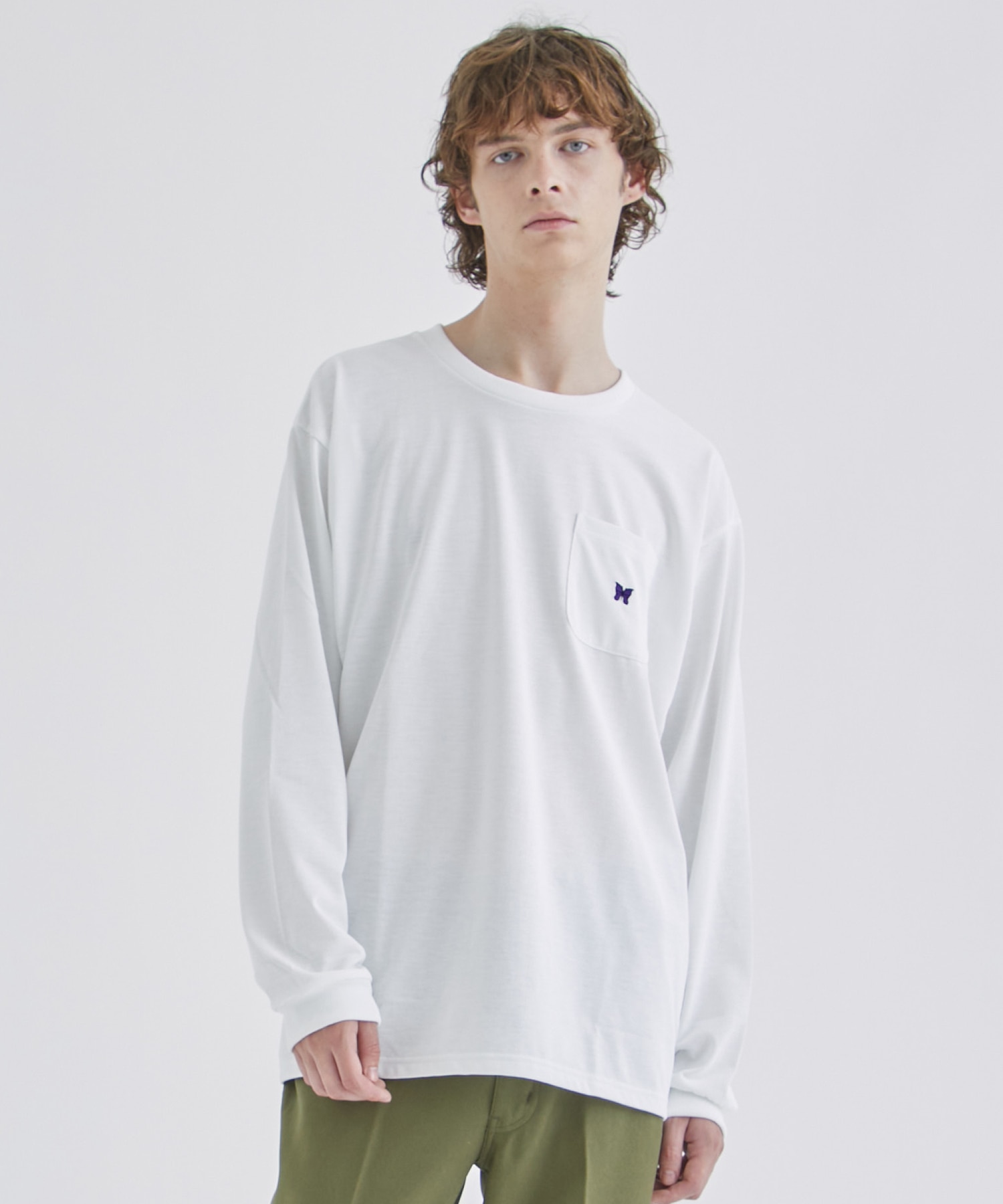 Needles studious 別注 T-shirt クルーネックシャツ