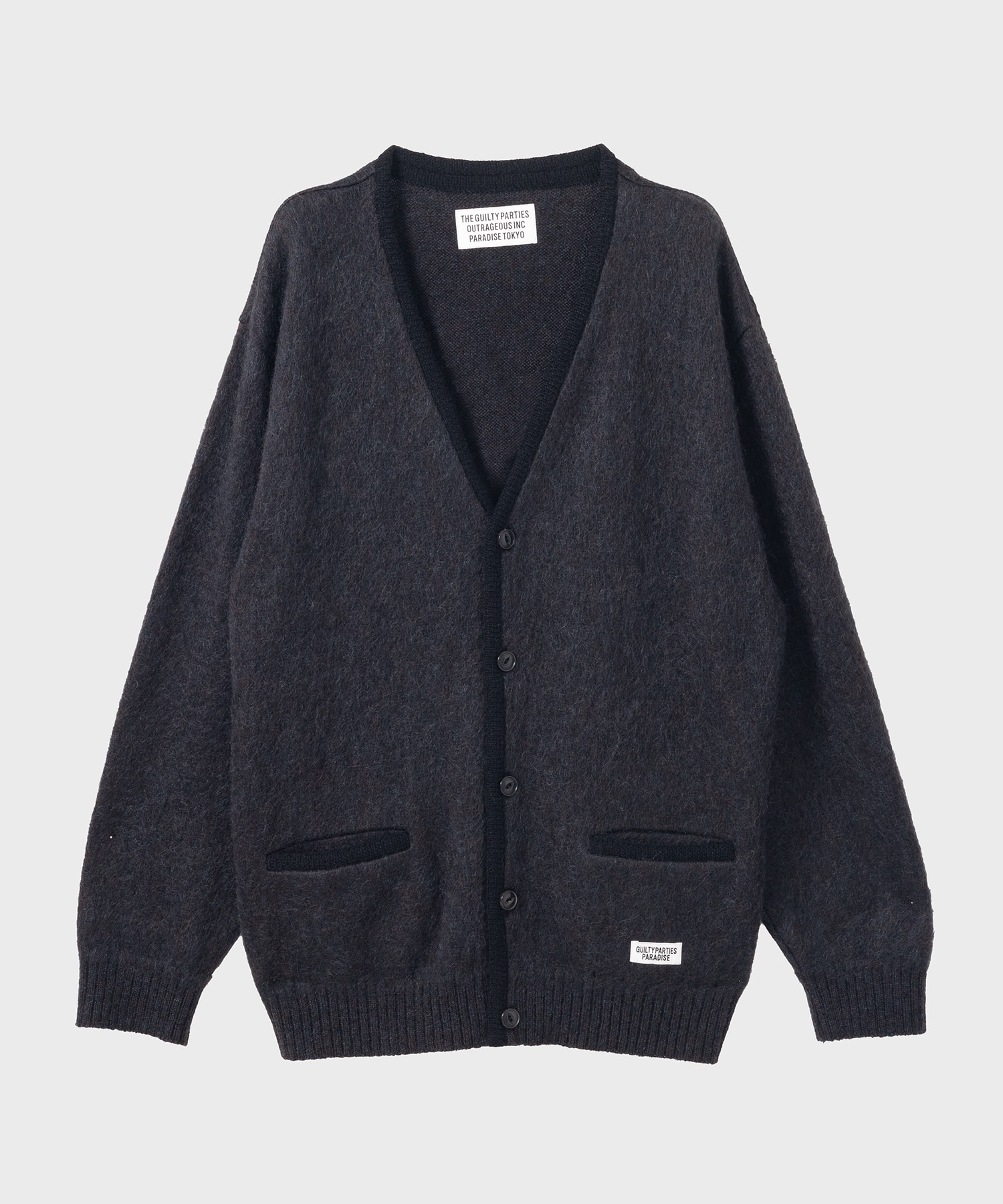 MIX MOHAIR CARDIGAN | WACKOMARIA