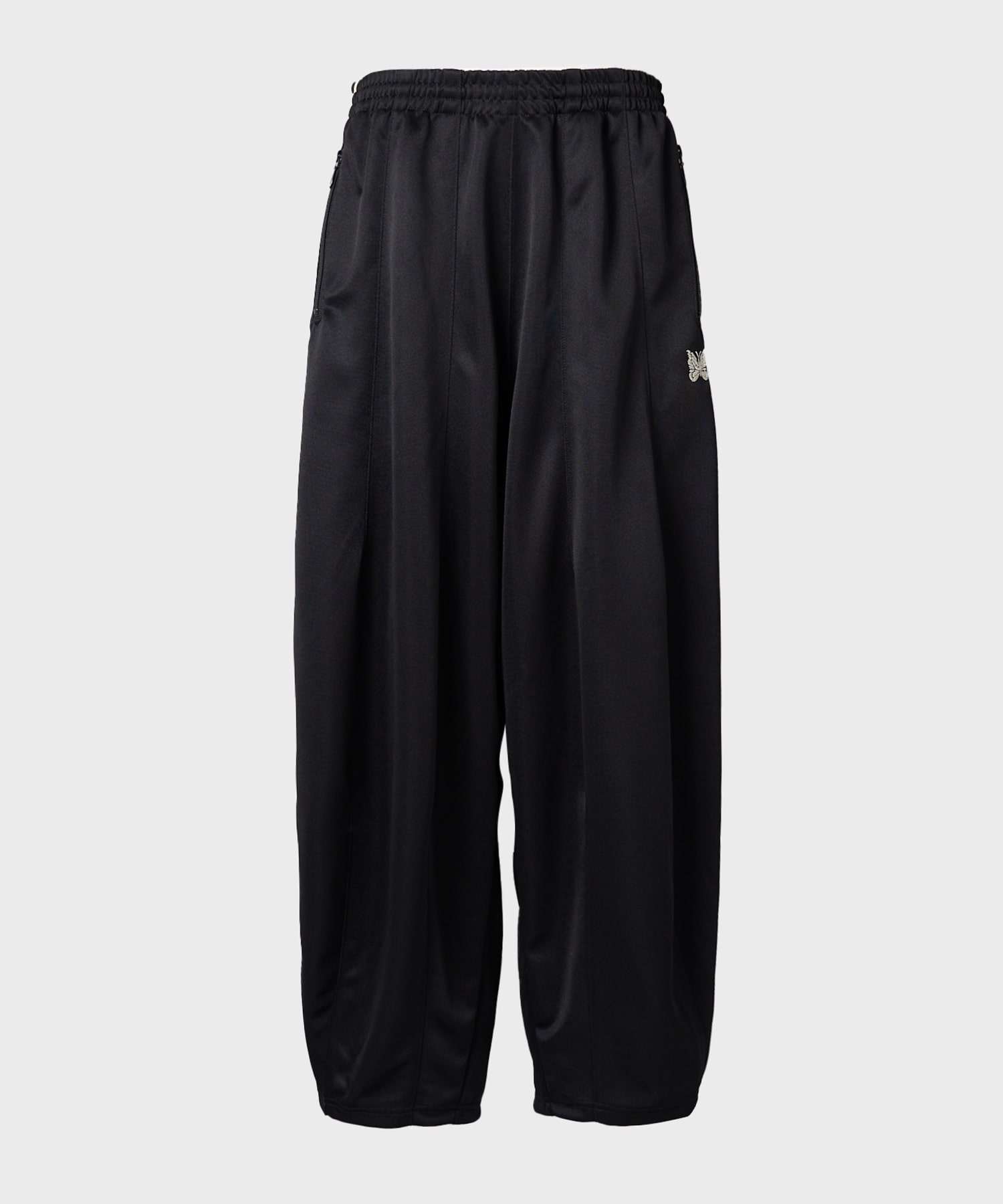 別注>H.D. Track Pant - Poly Smooth(S BLACK): NEEDLES: MENS