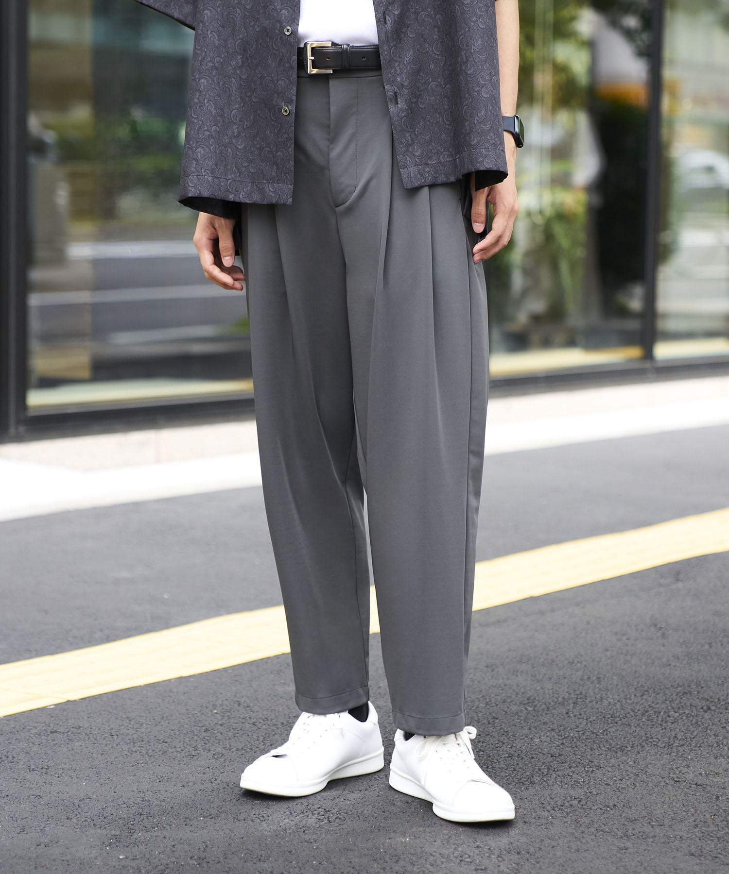 〈別注〉 2Tuck Wide Tapered Slacks